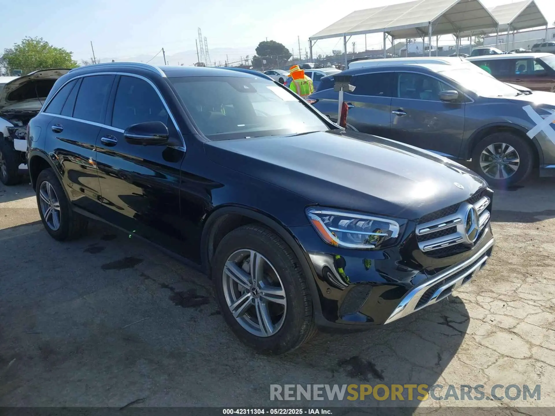 1 fotografías del automóvil dañado W1N0G8DB2NV399762 MERCEDES-BENZ GLC 300 2022