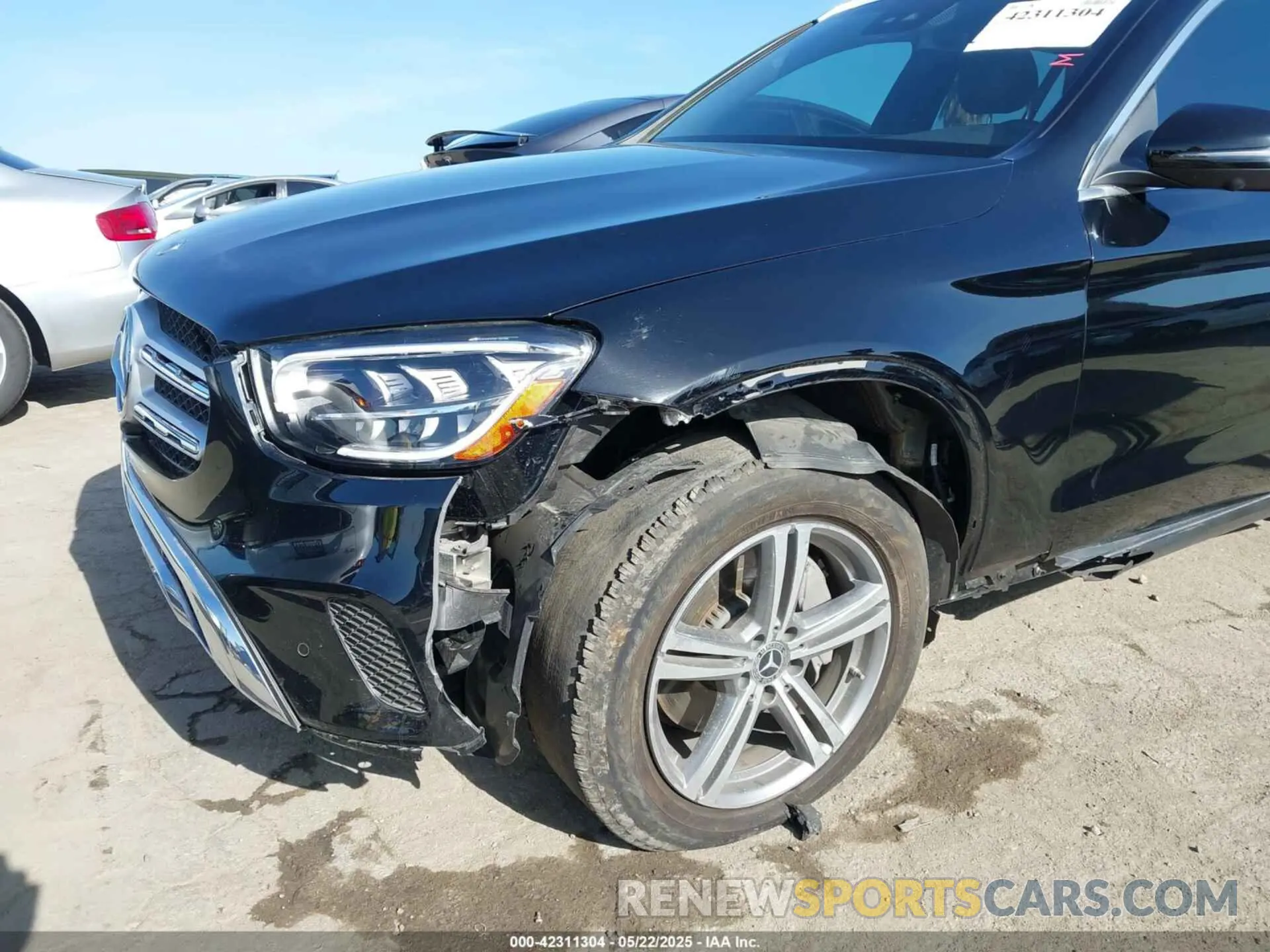 6 fotografías del automóvil dañado W1N0G8DB2NV399762 MERCEDES-BENZ GLC 300 2022
