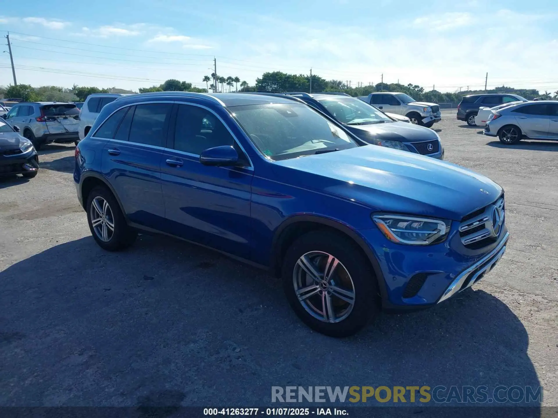 1 fotografías del automóvil dañado W1N0G8DB4NG101149 MERCEDES-BENZ GLC 300 2022