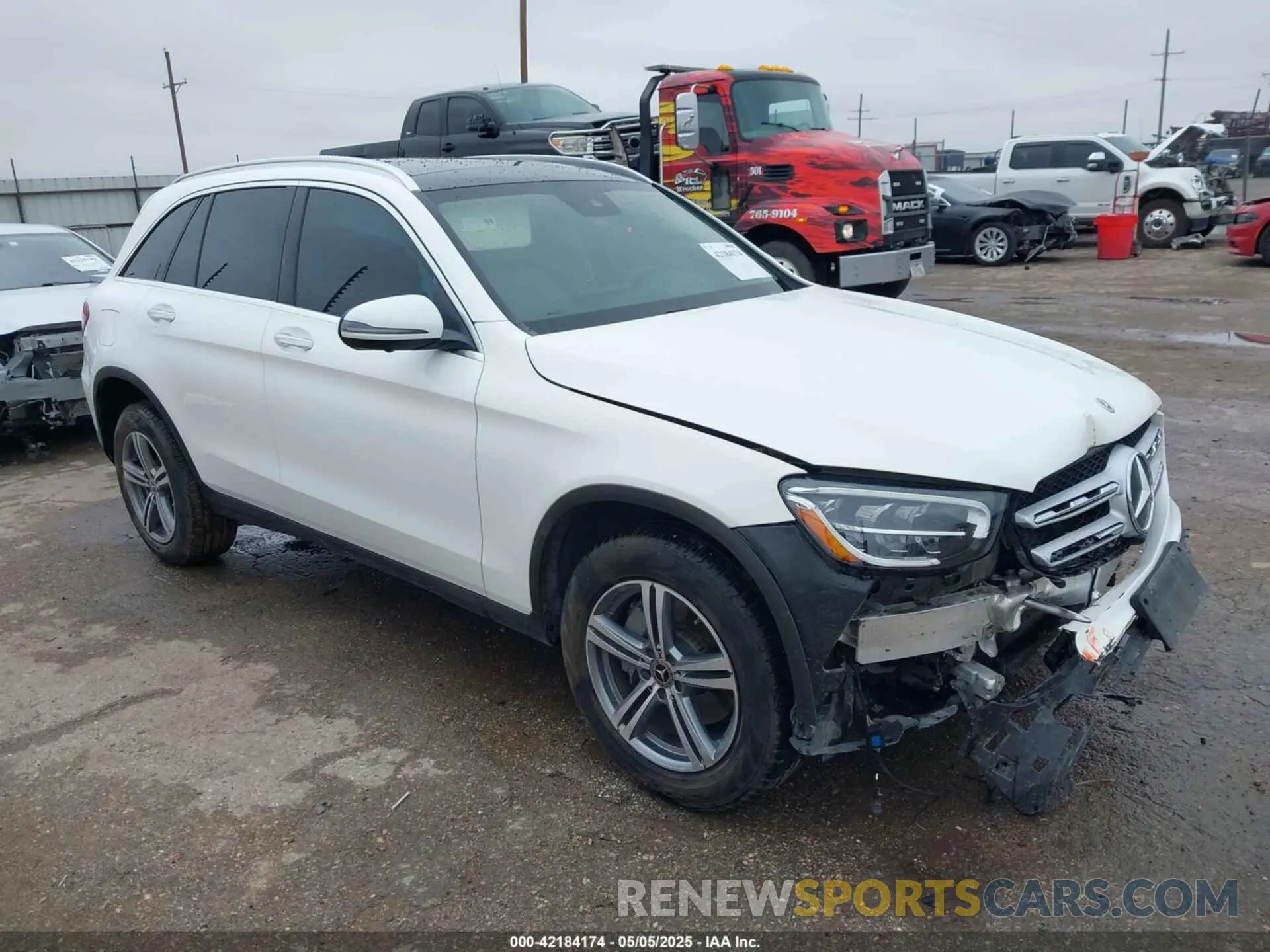 1 fotografías del automóvil dañado W1N0G8DB4NV394935 MERCEDES-BENZ GLC 300 2022