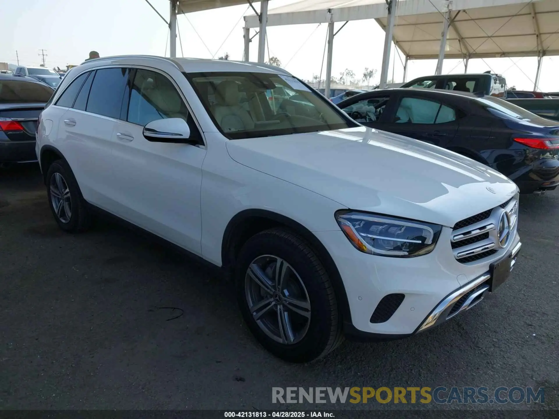 1 fotografías del automóvil dañado W1N0G8DB5NV390201 MERCEDES-BENZ GLC 300 2022