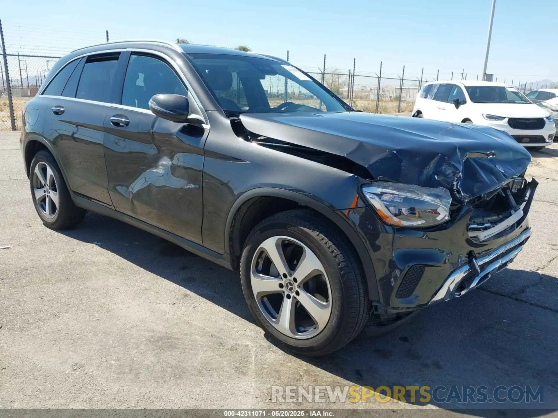 1 fotografías del automóvil dañado W1N0G8DB7NG112565 MERCEDES-BENZ GLC 300 2022