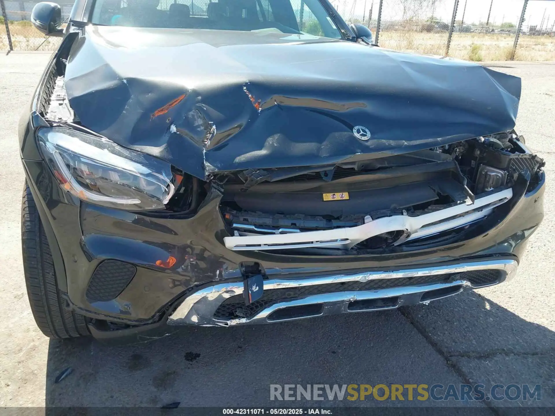 6 fotografías del automóvil dañado W1N0G8DB7NG112565 MERCEDES-BENZ GLC 300 2022