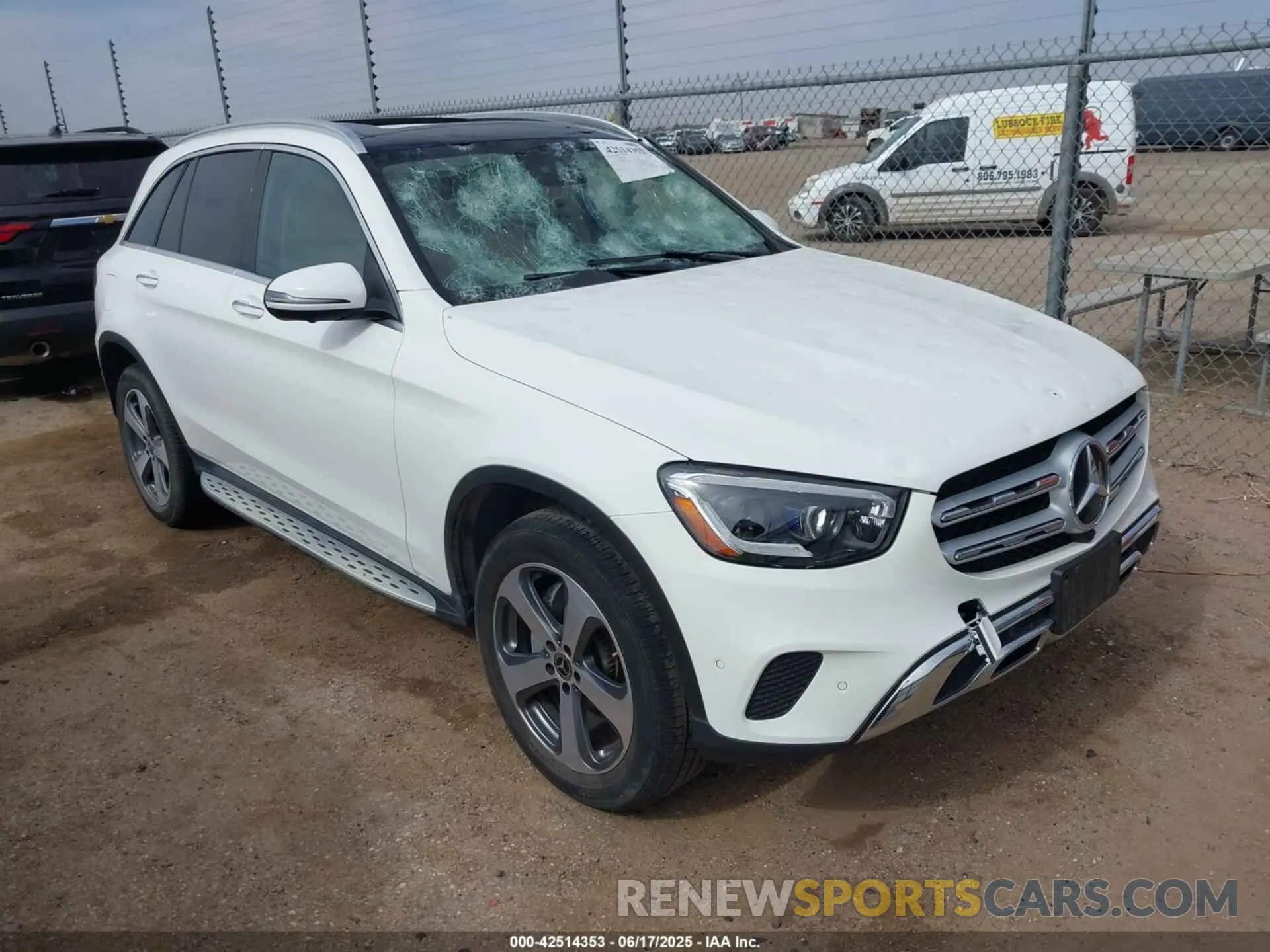 1 fotografías del automóvil dañado W1N0G8DB7NV344160 MERCEDES-BENZ GLC 300 2022