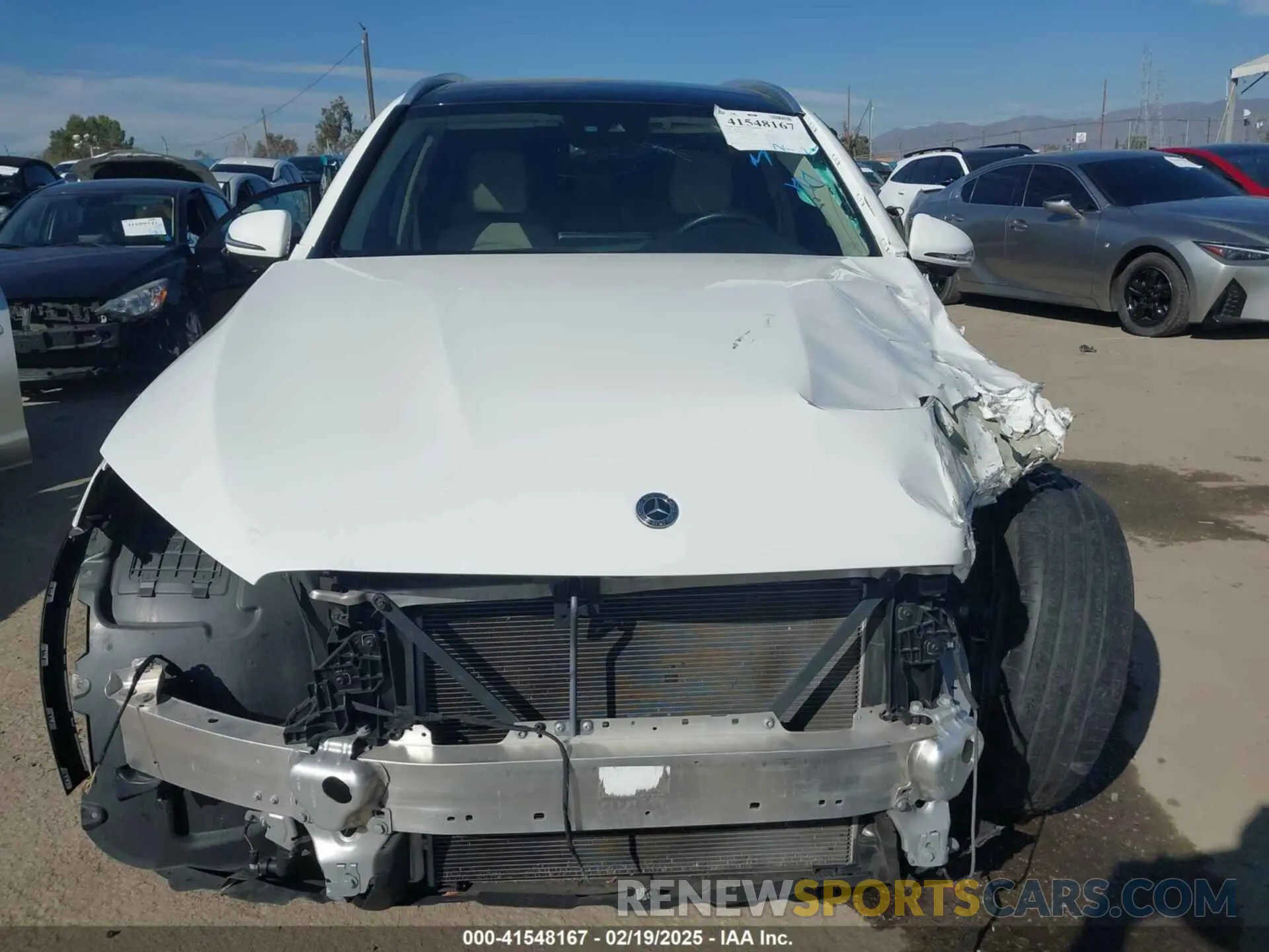 12 fotografías del automóvil dañado W1N0G8DB7NV367745 MERCEDES-BENZ GLC 300 2022