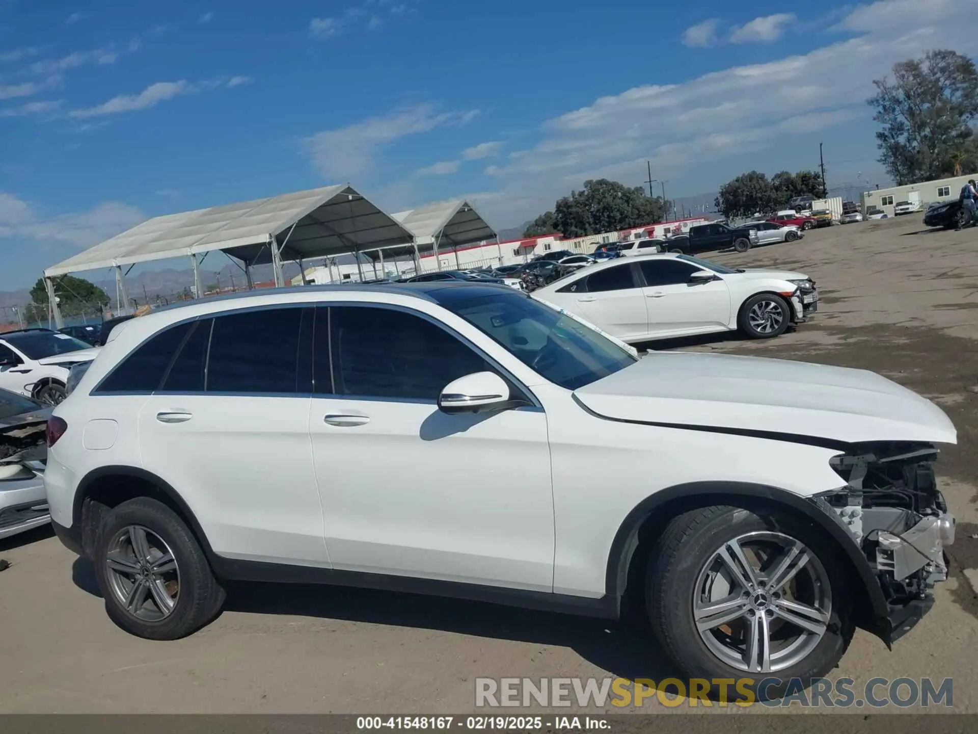 13 fotografías del automóvil dañado W1N0G8DB7NV367745 MERCEDES-BENZ GLC 300 2022