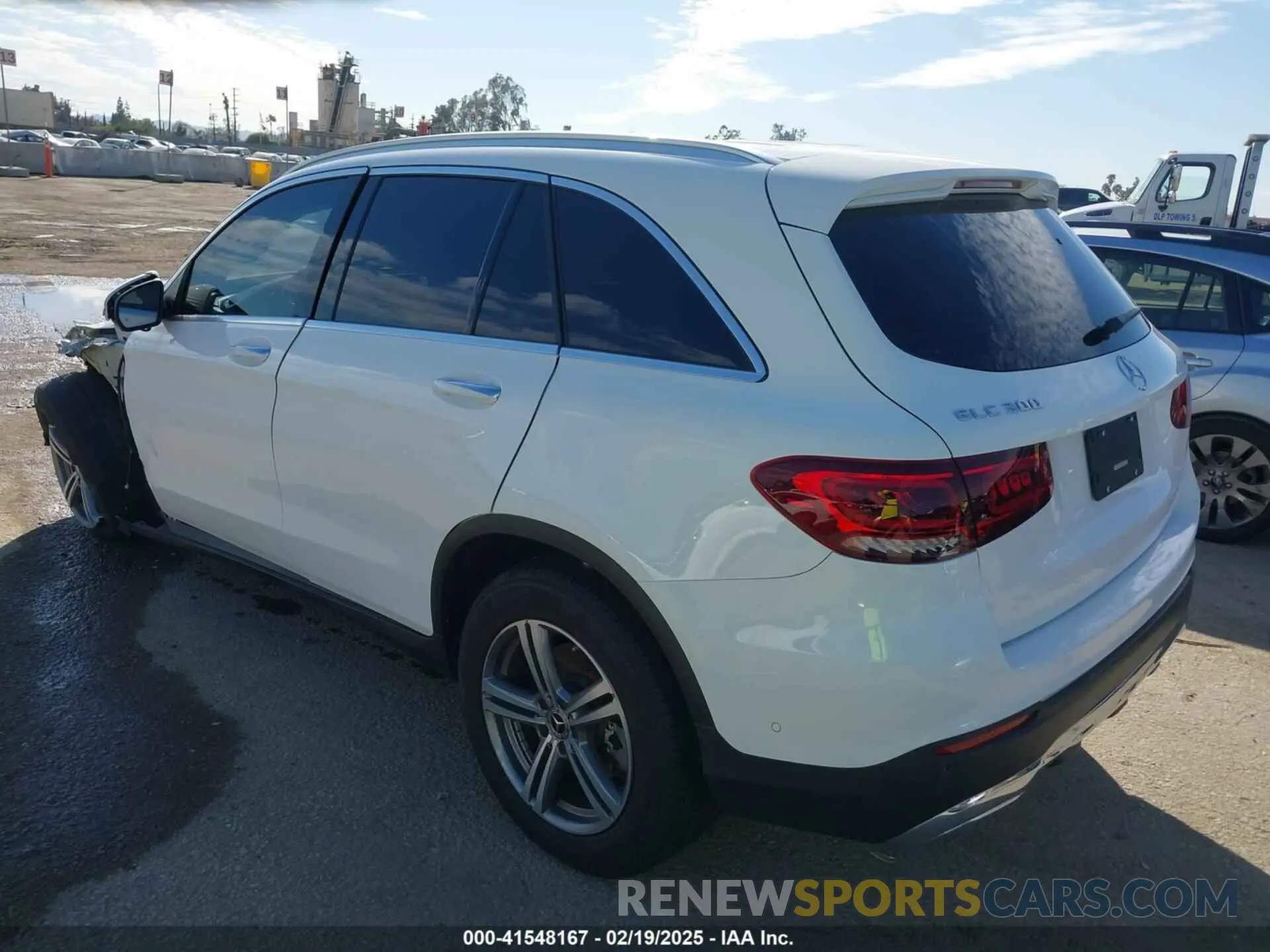 3 fotografías del automóvil dañado W1N0G8DB7NV367745 MERCEDES-BENZ GLC 300 2022