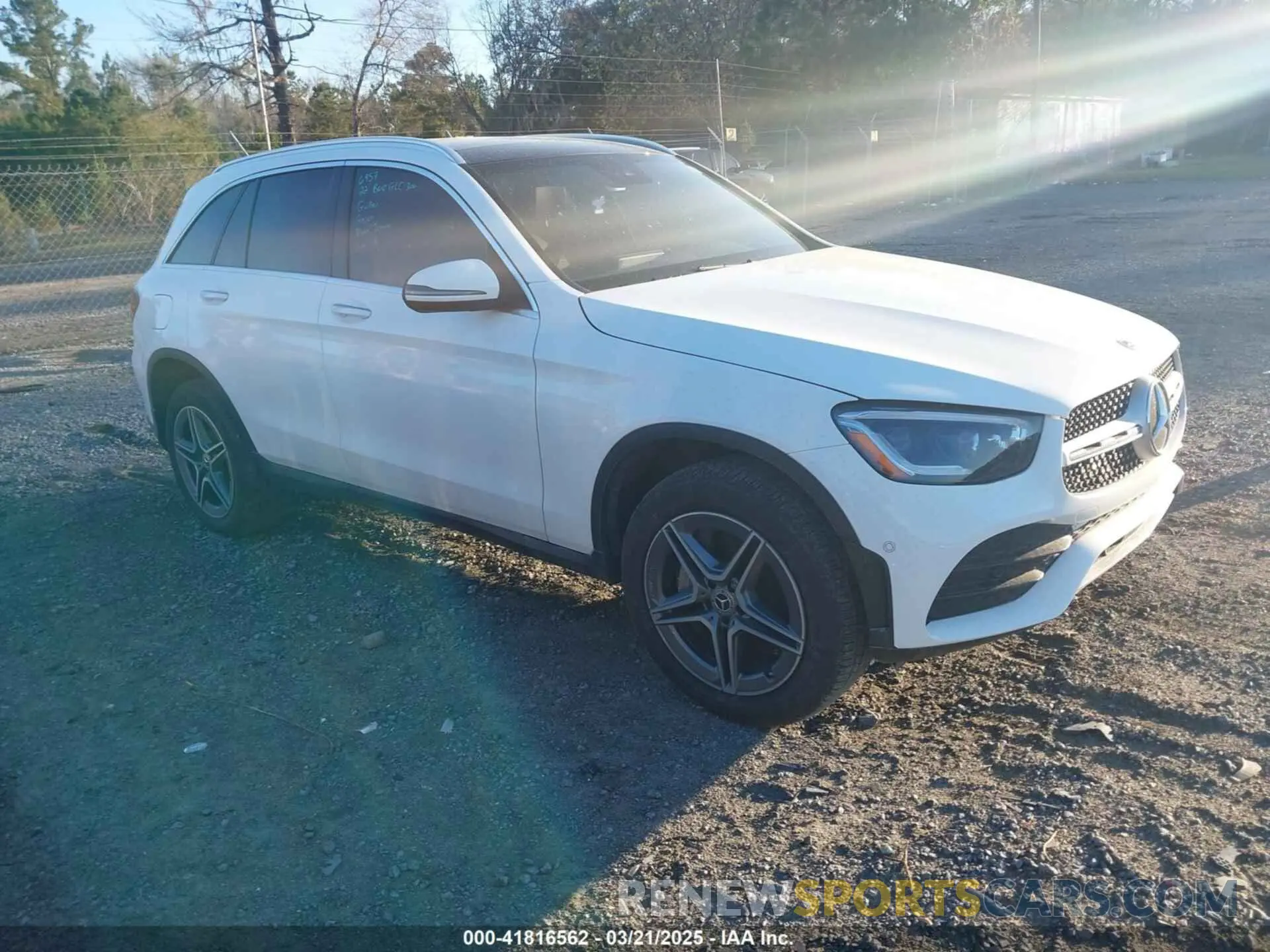 1 fotografías del automóvil dañado W1N0G8DB9NG020664 MERCEDES-BENZ GLC 300 2022