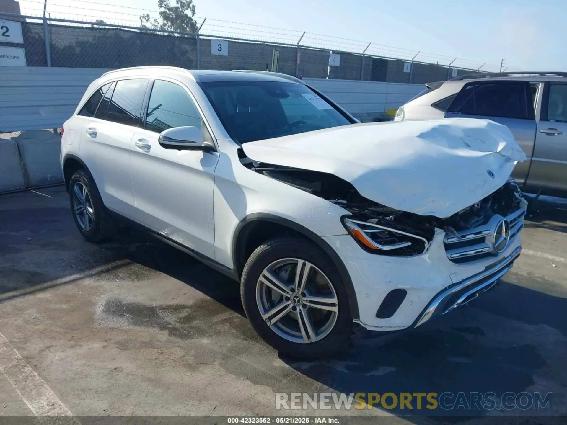 1 fotografías del automóvil dañado W1N0G8DB9NV398267 MERCEDES-BENZ GLC 300 2022