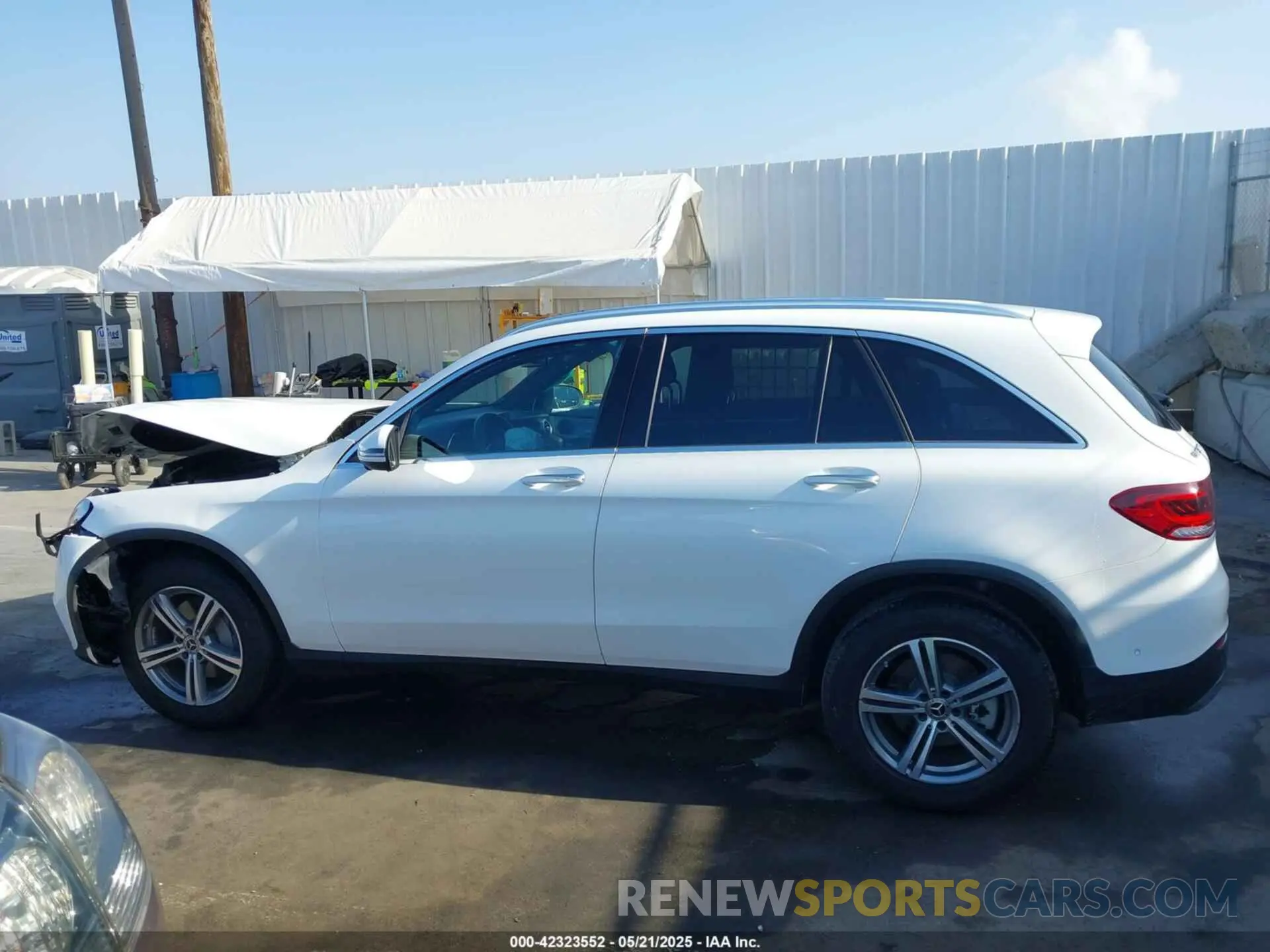 14 fotografías del automóvil dañado W1N0G8DB9NV398267 MERCEDES-BENZ GLC 300 2022