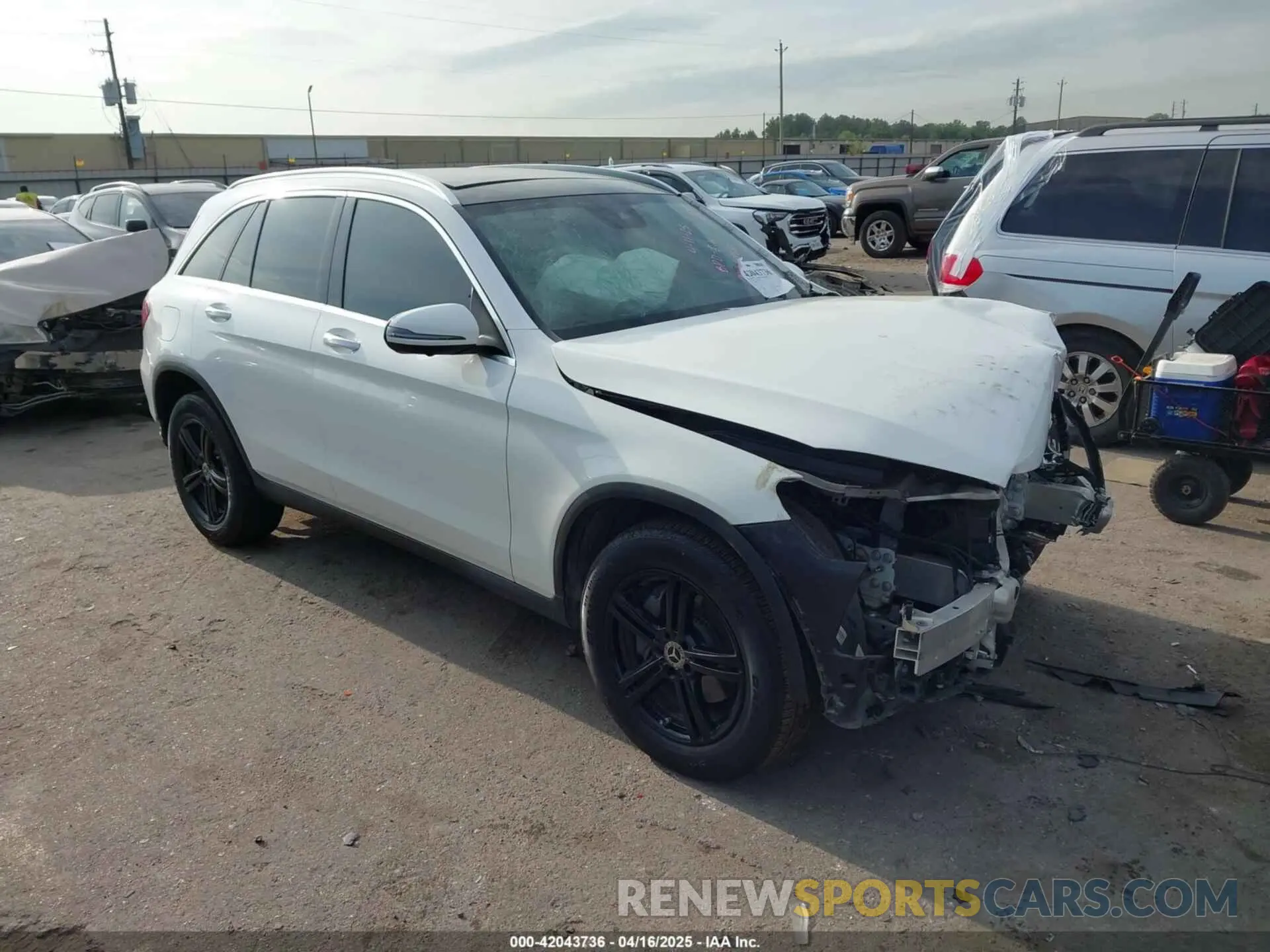 1 fotografías del automóvil dañado W1N0G8DBXNG032757 MERCEDES-BENZ GLC 300 2022