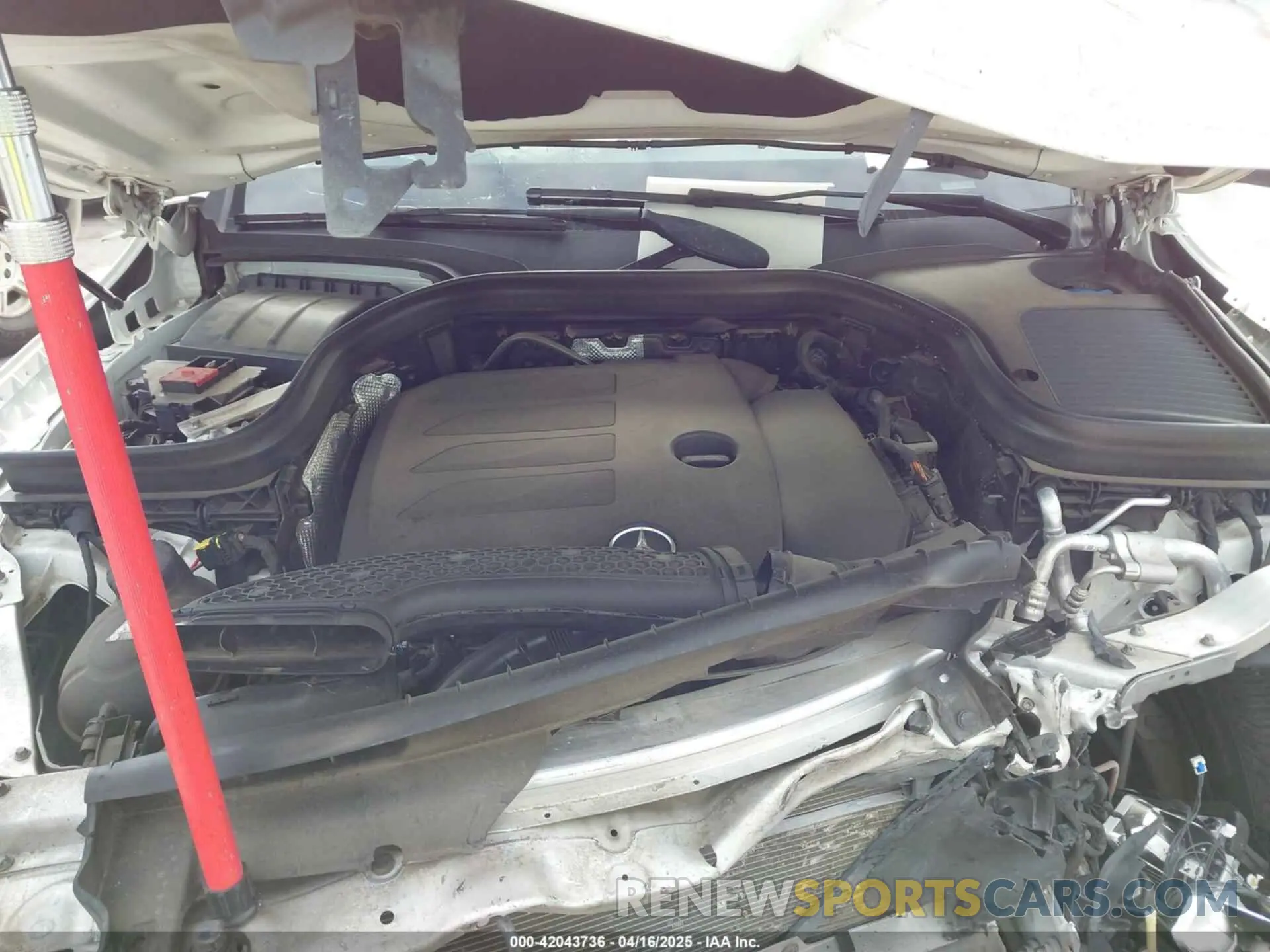 10 fotografías del automóvil dañado W1N0G8DBXNG032757 MERCEDES-BENZ GLC 300 2022