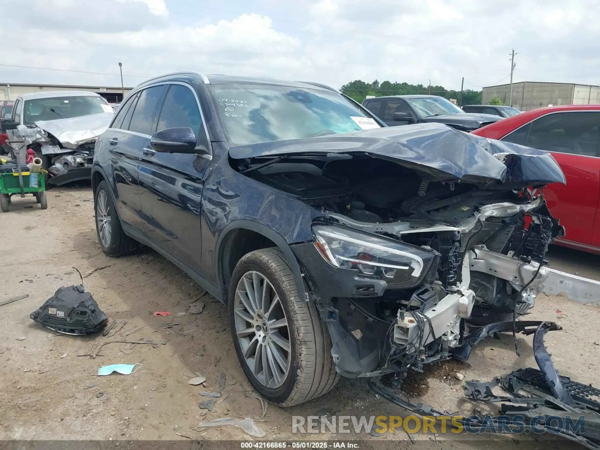 1 fotografías del automóvil dañado W1N0G8DBXNG074877 MERCEDES-BENZ GLC 300 2022
