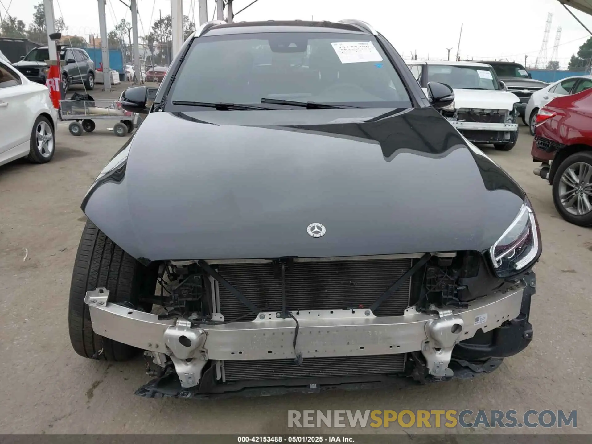 13 fotografías del automóvil dañado W1N0G8DBXNG110745 MERCEDES-BENZ GLC 300 2022