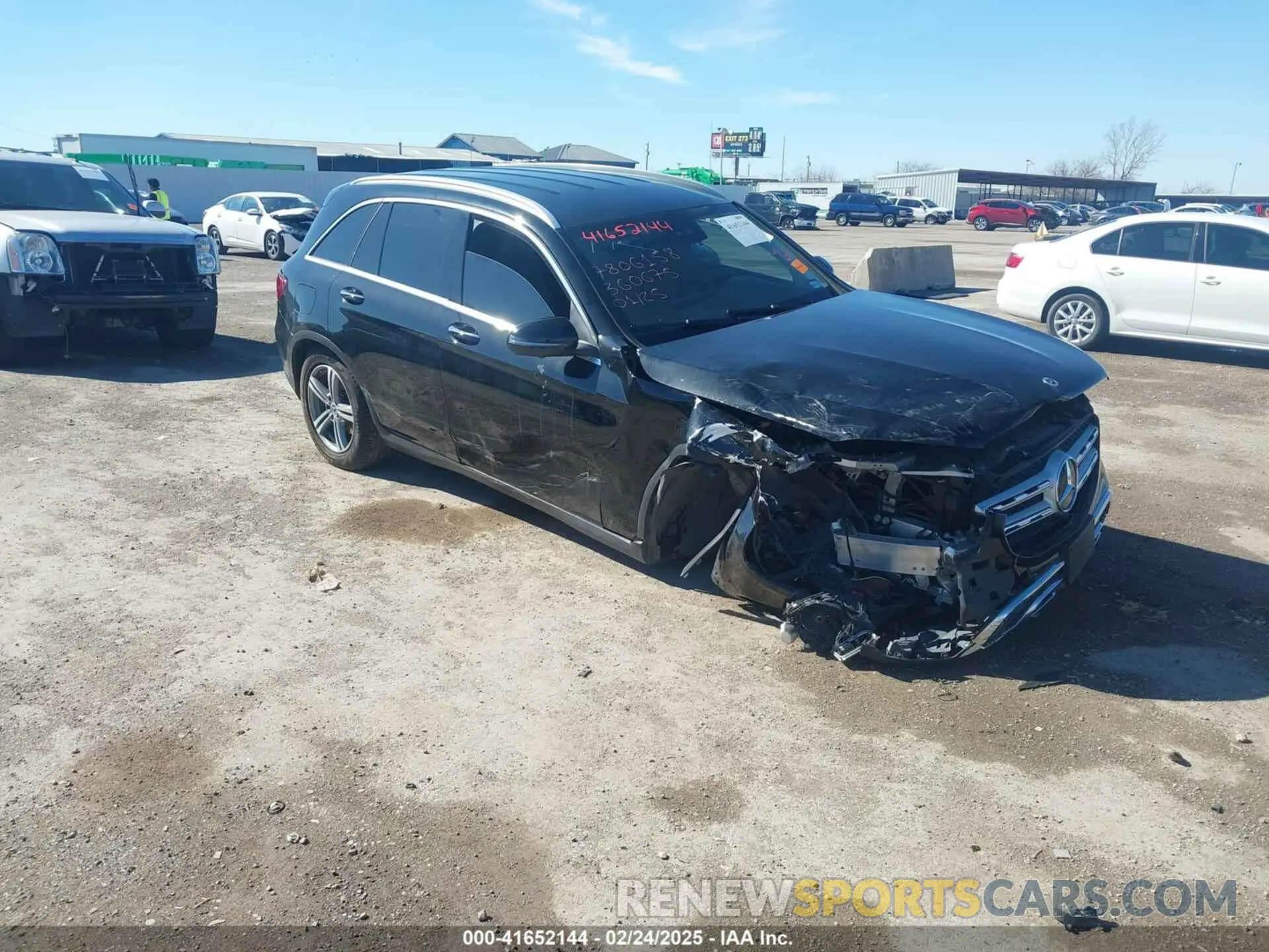 1 fotografías del automóvil dañado W1N0G8DBXNV360675 MERCEDES-BENZ GLC 300 2022
