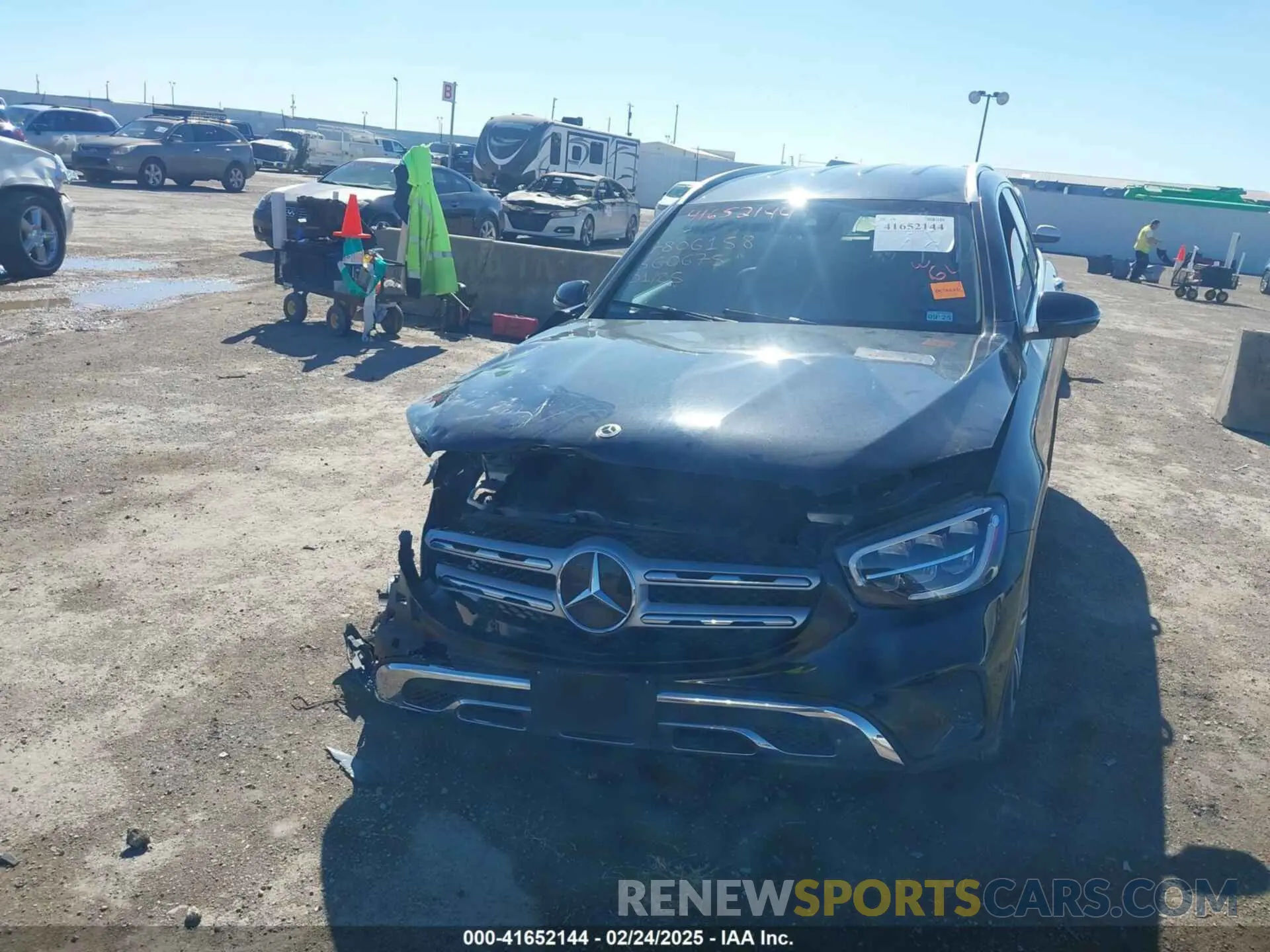 12 fotografías del automóvil dañado W1N0G8DBXNV360675 MERCEDES-BENZ GLC 300 2022