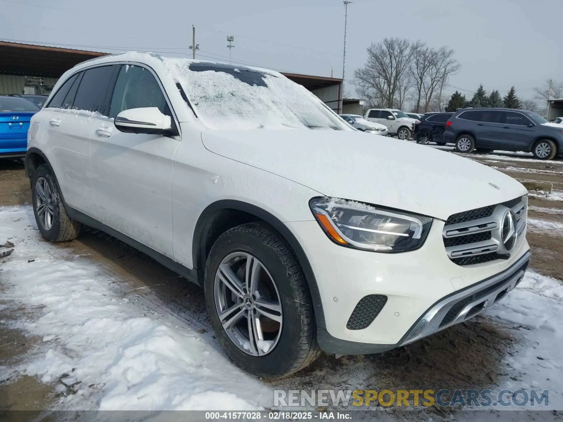 1 fotografías del automóvil dañado W1N0G8EB0NV400213 MERCEDES-BENZ GLC 300 2022