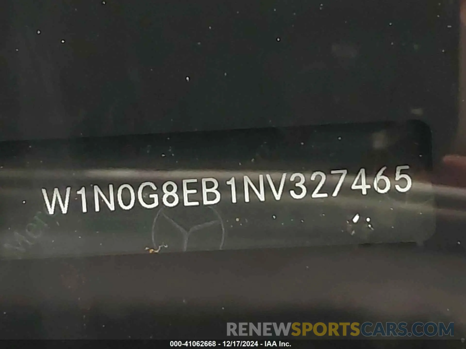 17 fotografías del automóvil dañado W1N0G8EB1NV327465 MERCEDES-BENZ GLC 300 2022
