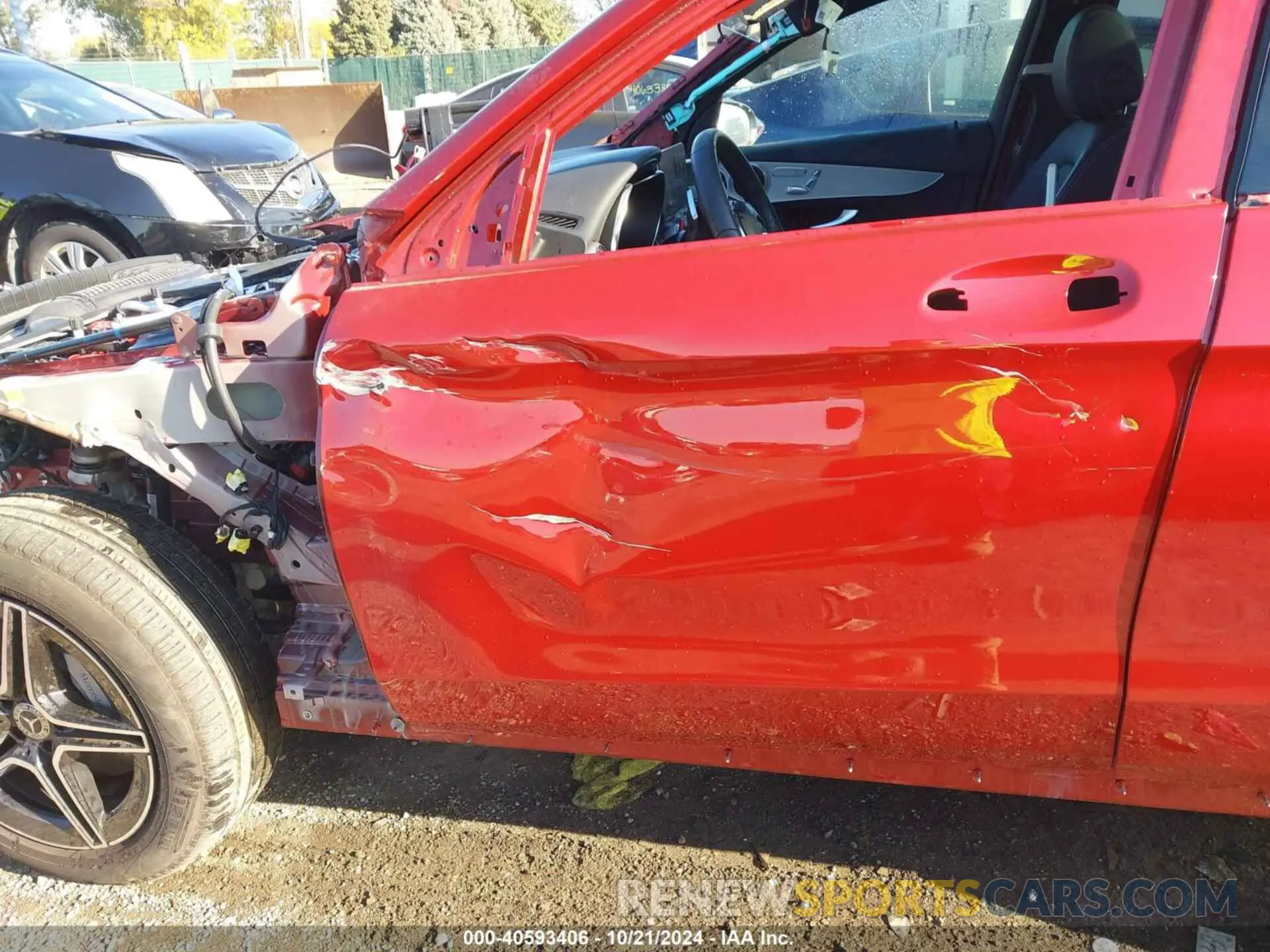 6 fotografías del automóvil dañado W1N0G8EB1NV368792 MERCEDES-BENZ GLC 300 2022