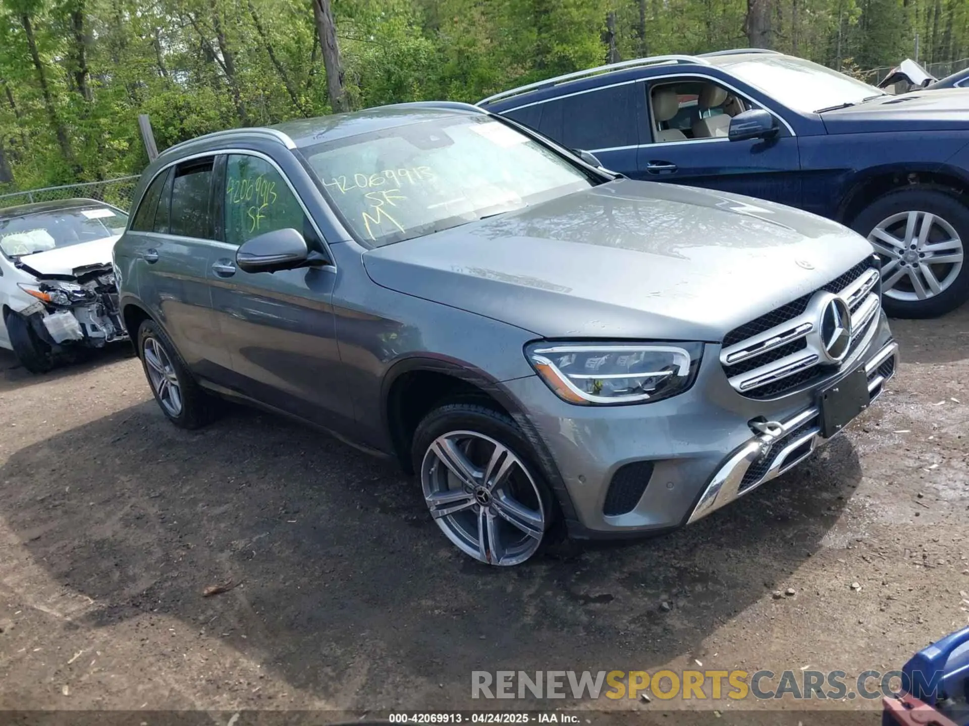 1 fotografías del automóvil dañado W1N0G8EB3NV333526 MERCEDES-BENZ GLC 300 2022