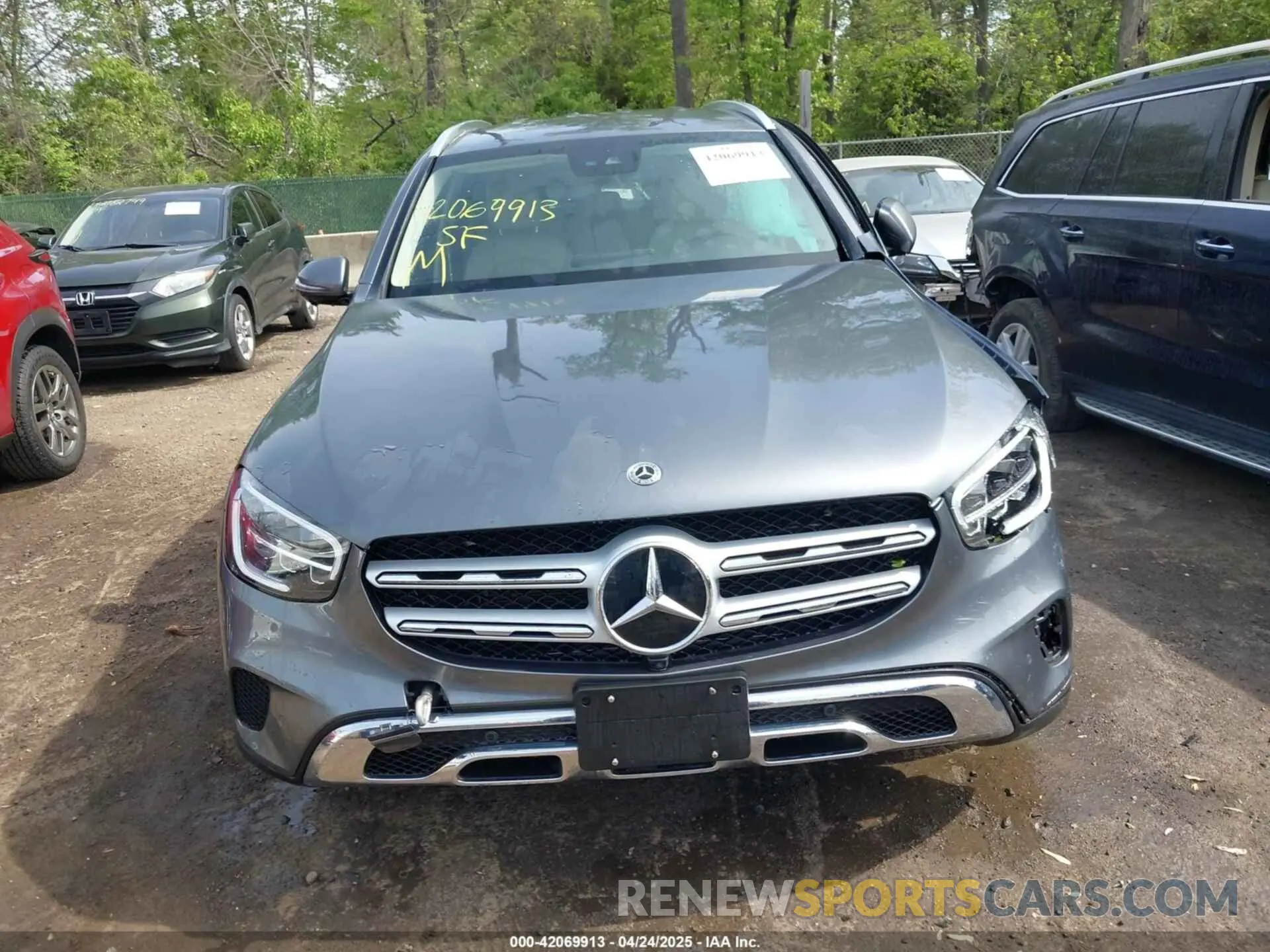 12 fotografías del automóvil dañado W1N0G8EB3NV333526 MERCEDES-BENZ GLC 300 2022