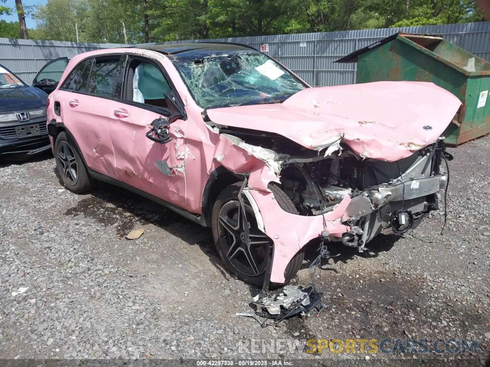 1 fotografías del automóvil dañado W1N0G8EB3NV381527 MERCEDES-BENZ GLC 300 2022