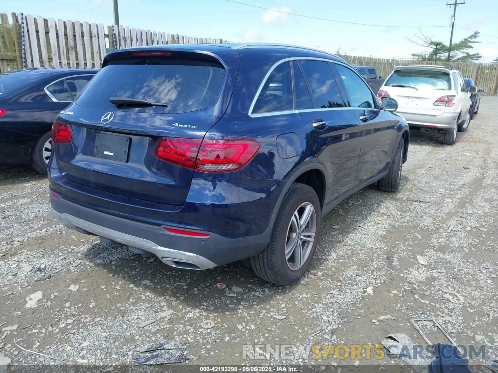 4 fotografías del automóvil dañado W1N0G8EB4NG111226 MERCEDES-BENZ GLC 300 2022