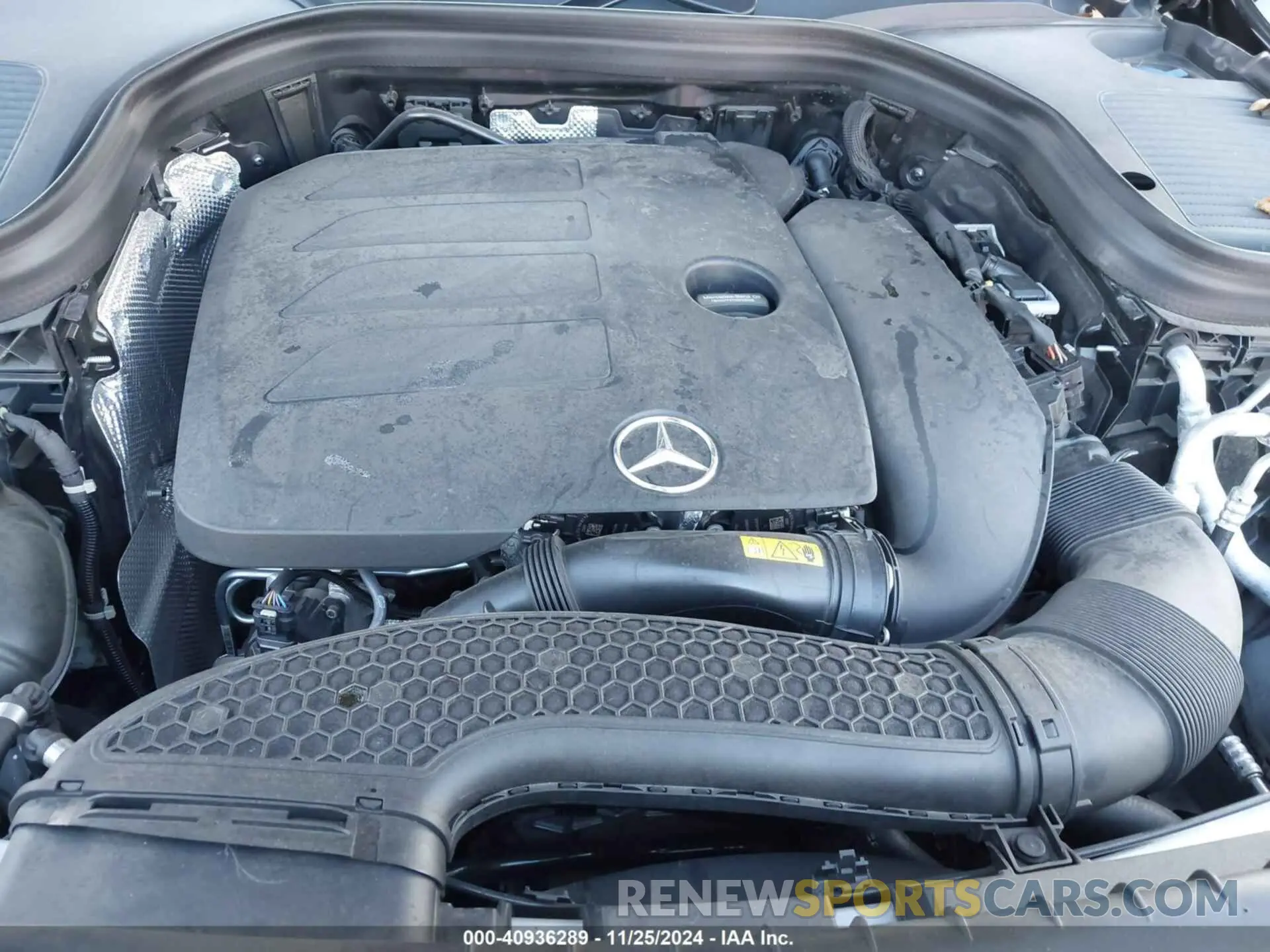 10 fotografías del automóvil dañado W1N0G8EB4NG119309 MERCEDES-BENZ GLC 300 2022