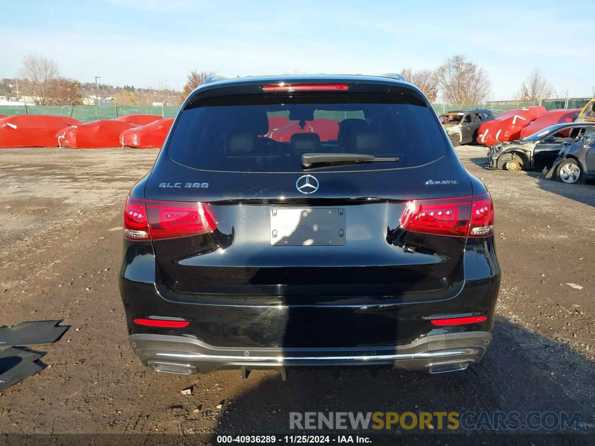 15 fotografías del automóvil dañado W1N0G8EB4NG119309 MERCEDES-BENZ GLC 300 2022