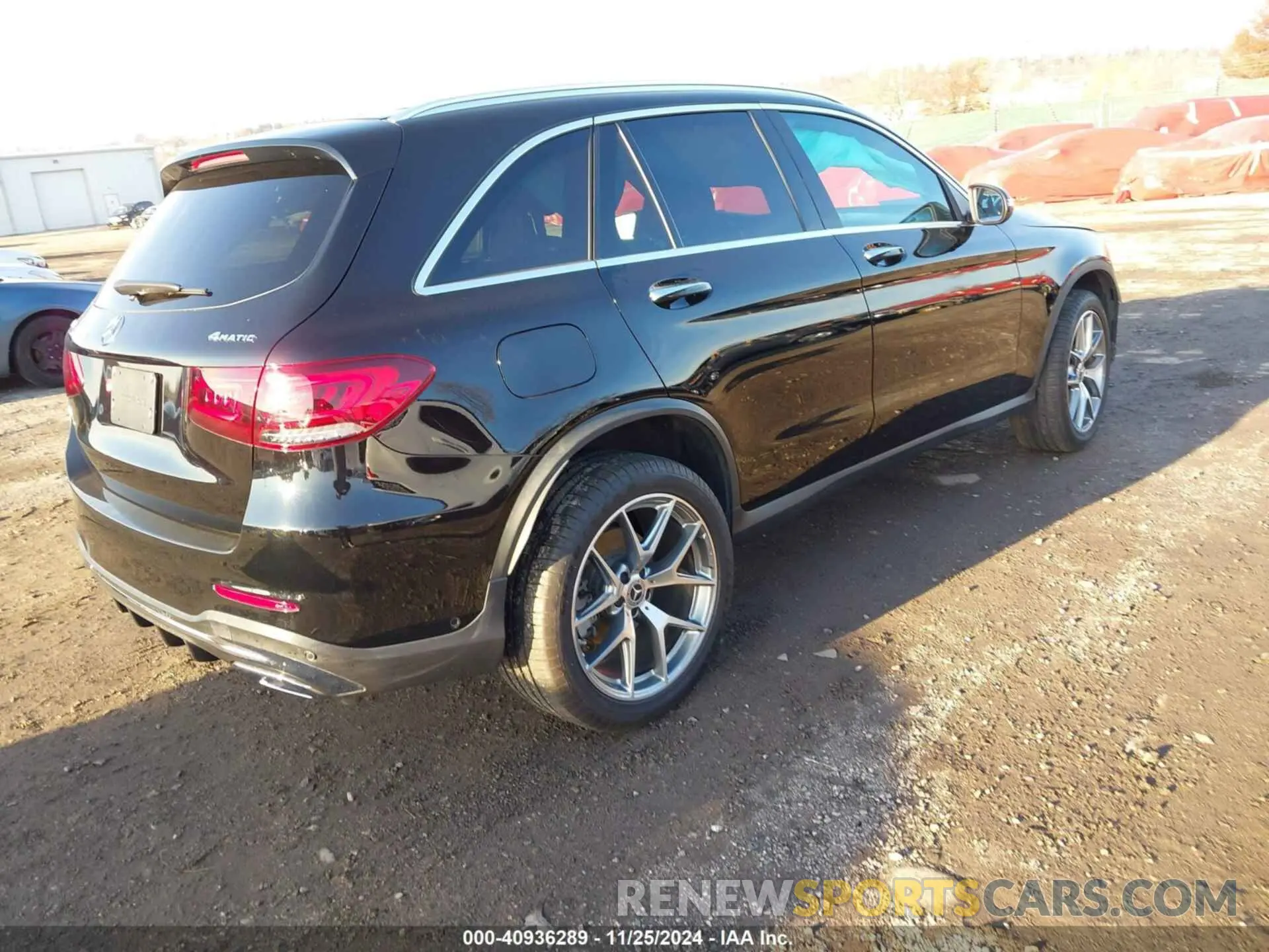 4 fotografías del automóvil dañado W1N0G8EB4NG119309 MERCEDES-BENZ GLC 300 2022