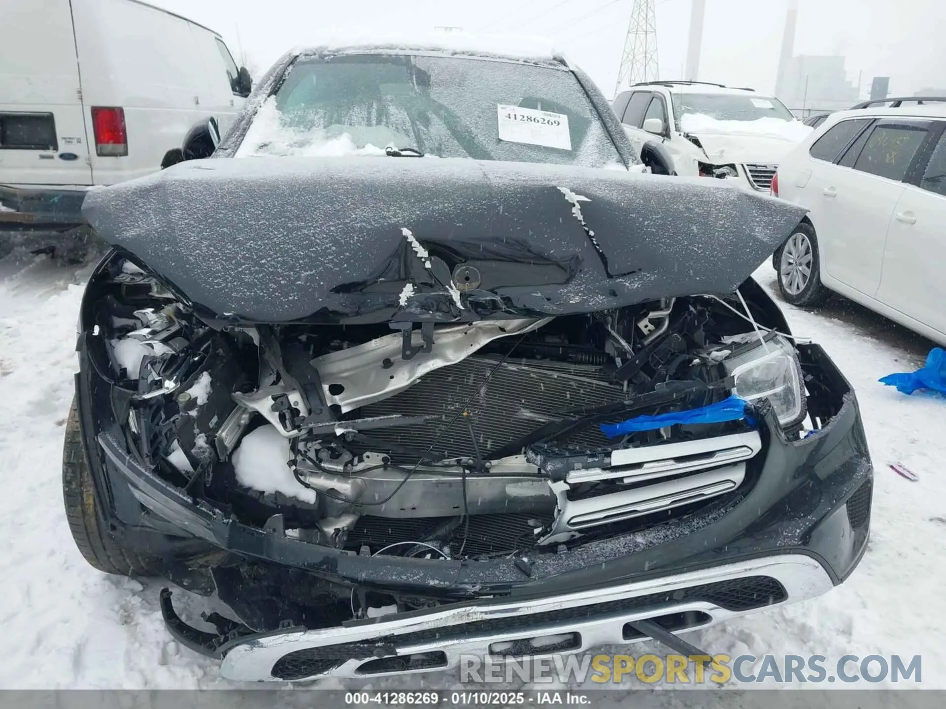 12 fotografías del automóvil dañado W1N0G8EB4NV360623 MERCEDES-BENZ GLC 300 2022