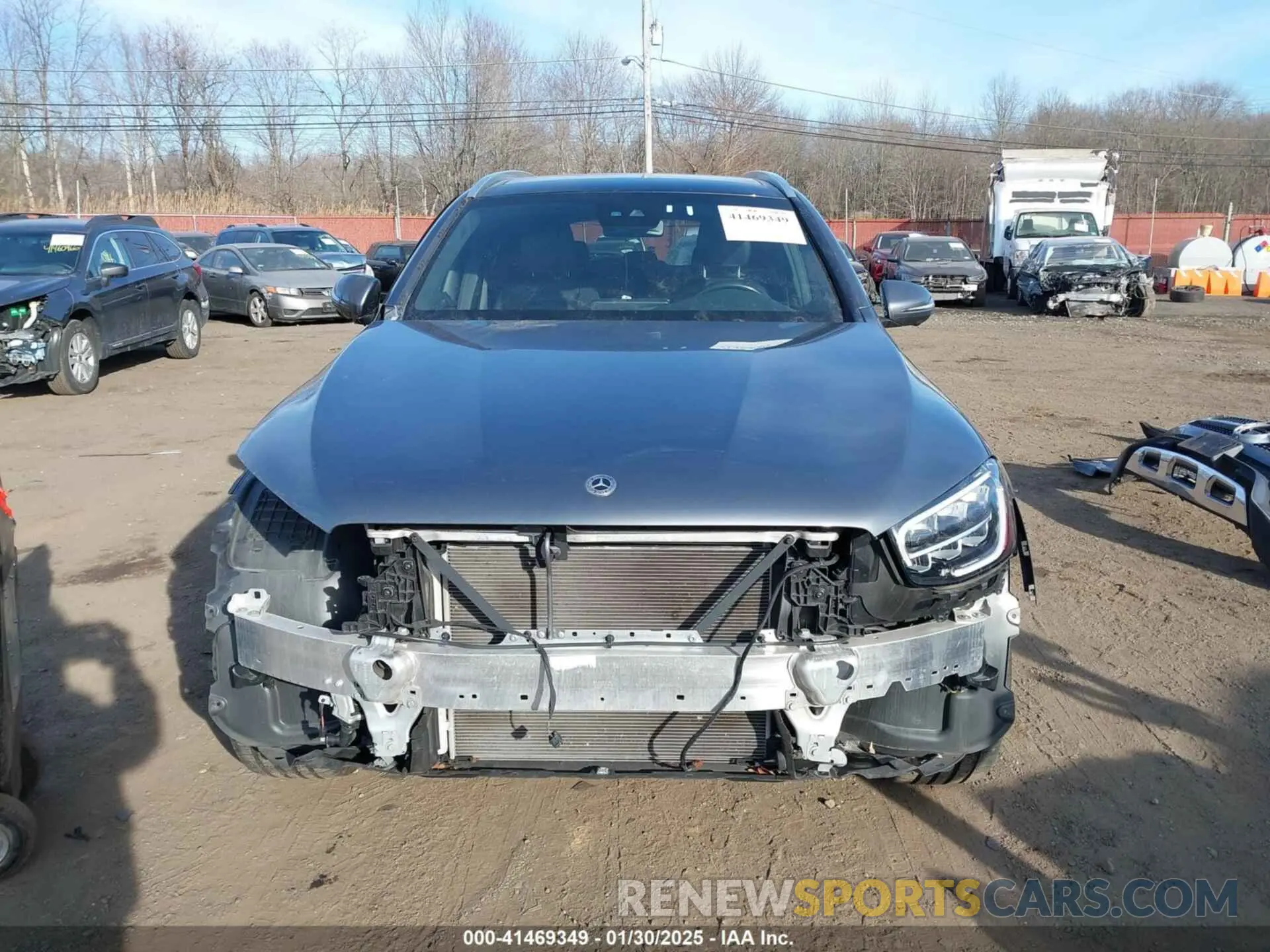 13 fotografías del automóvil dañado W1N0G8EB4NV378684 MERCEDES-BENZ GLC 300 2022