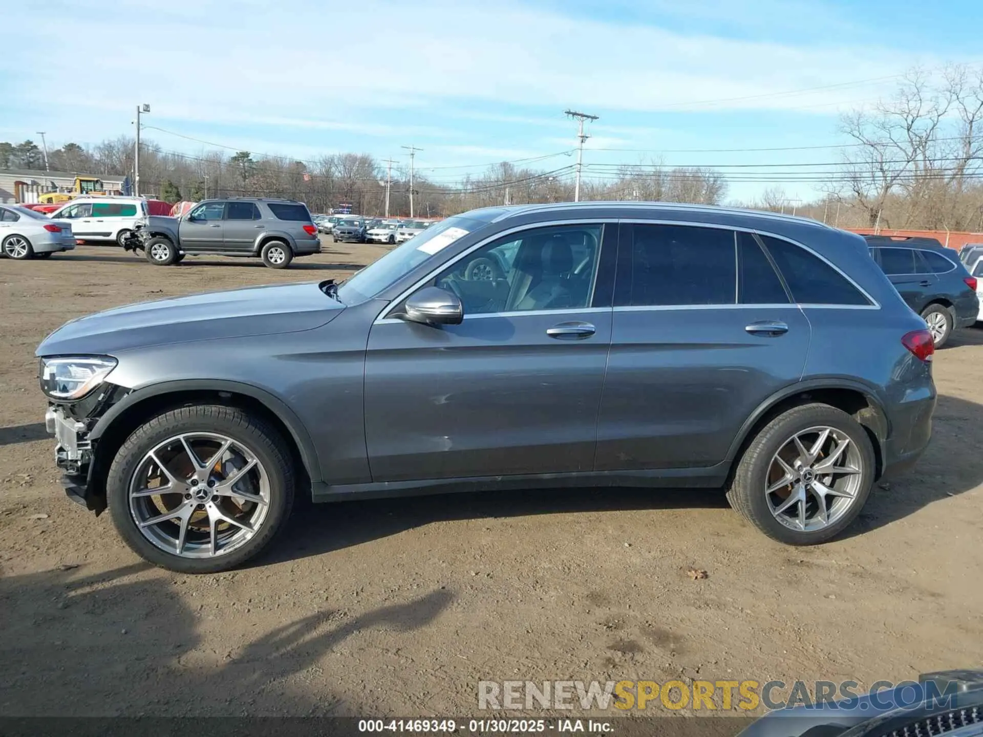 15 fotografías del automóvil dañado W1N0G8EB4NV378684 MERCEDES-BENZ GLC 300 2022