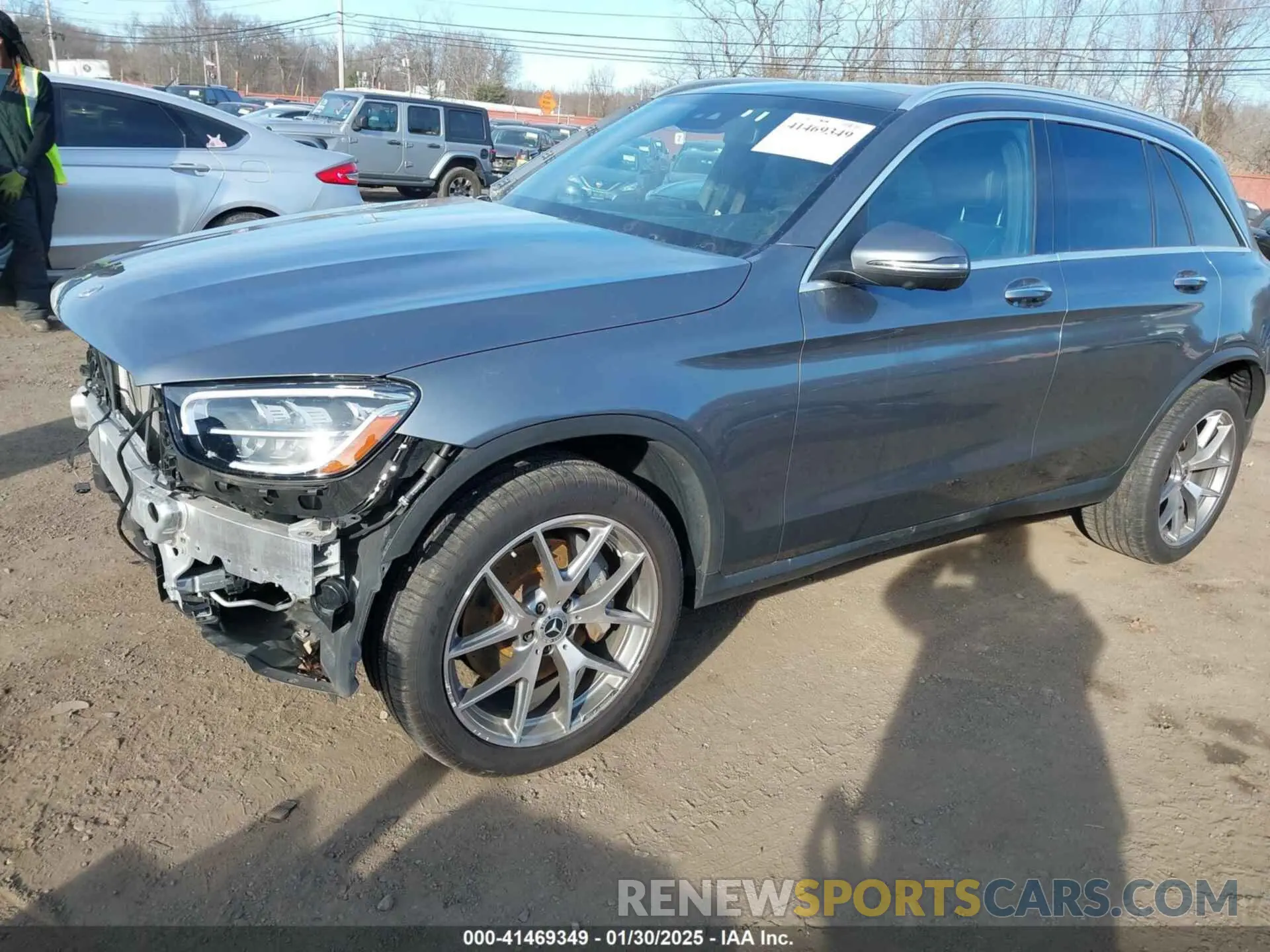 18 fotografías del automóvil dañado W1N0G8EB4NV378684 MERCEDES-BENZ GLC 300 2022