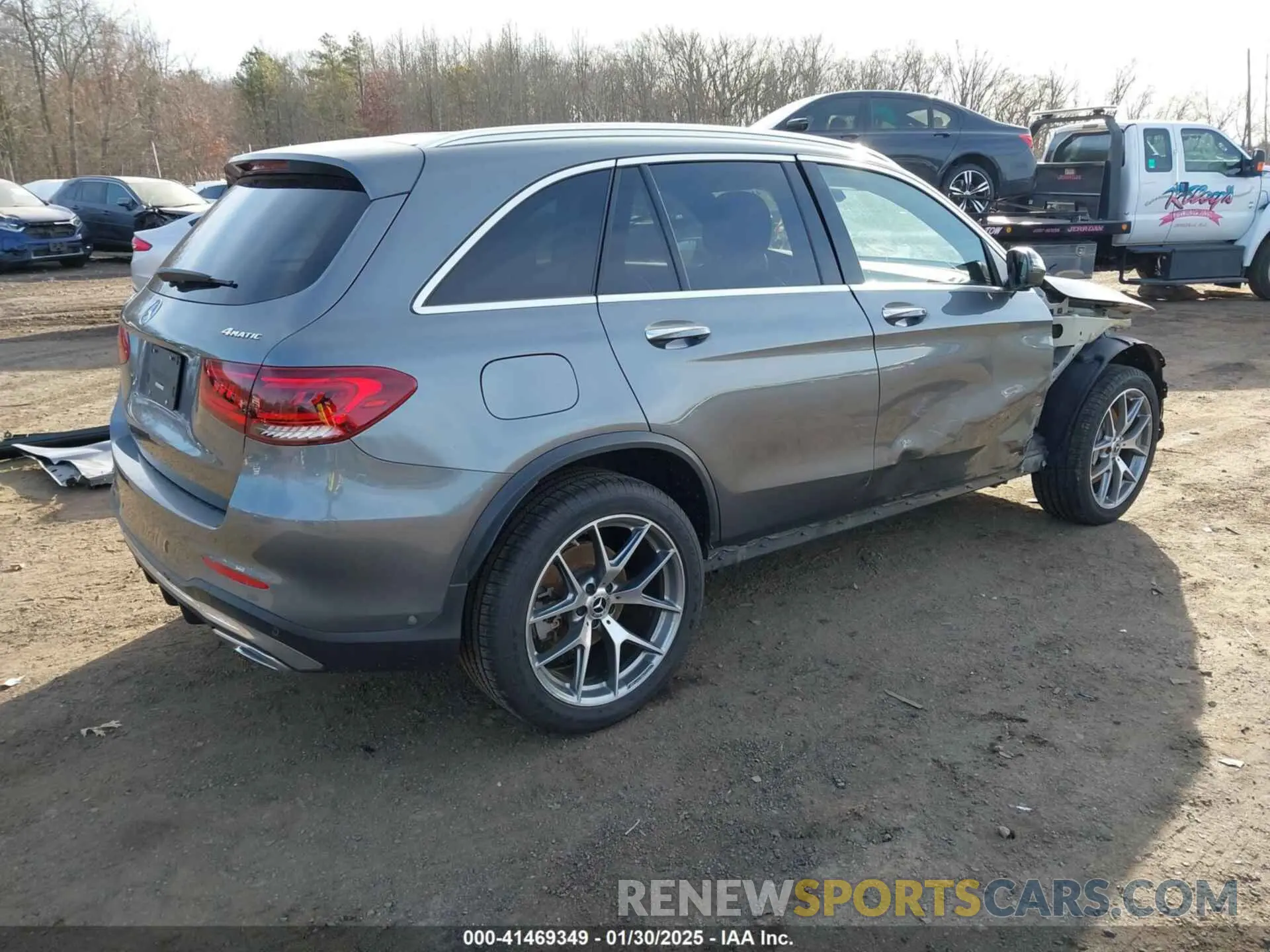 4 fotografías del automóvil dañado W1N0G8EB4NV378684 MERCEDES-BENZ GLC 300 2022