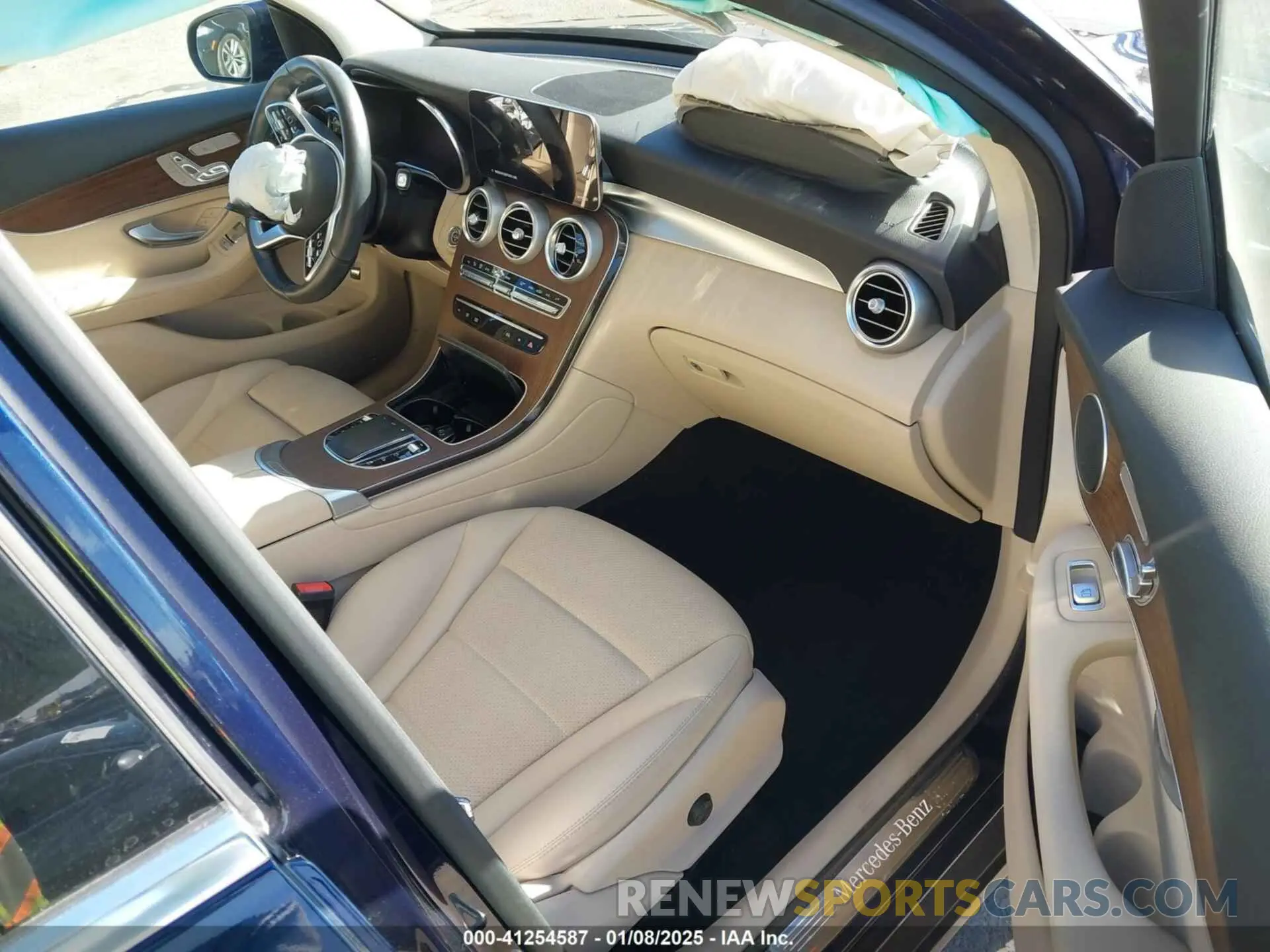 5 fotografías del automóvil dañado W1N0G8EB5NG111669 MERCEDES-BENZ GLC 300 2022