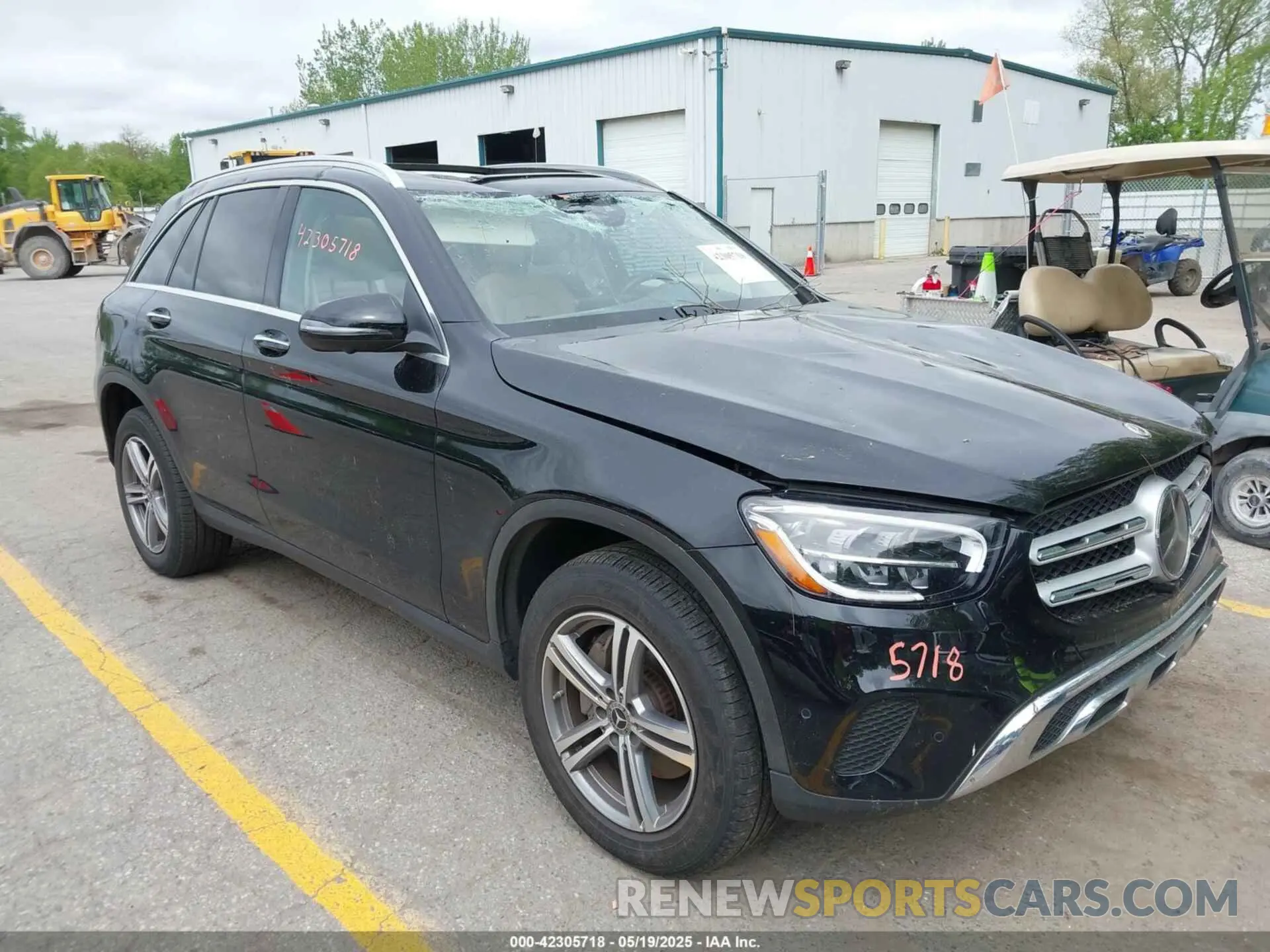 1 fotografías del automóvil dañado W1N0G8EB5NV389838 MERCEDES-BENZ GLC 300 2022