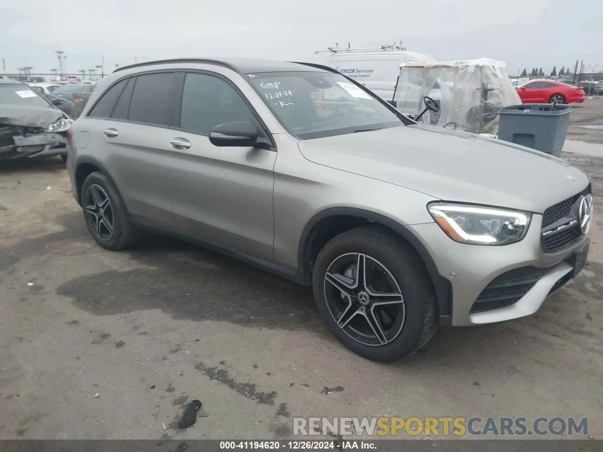 1 fotografías del automóvil dañado W1N0G8EB6NG071179 MERCEDES-BENZ GLC 300 2022