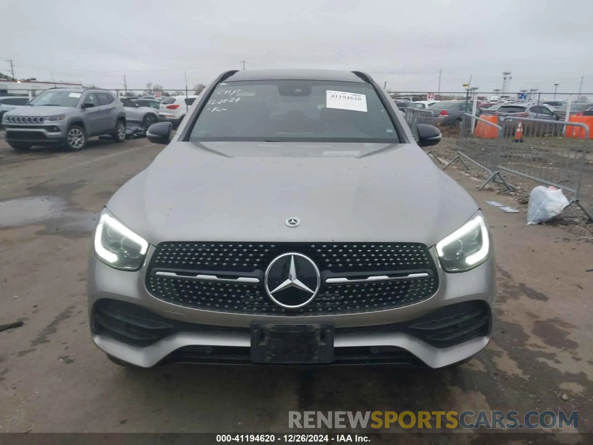 12 fotografías del automóvil dañado W1N0G8EB6NG071179 MERCEDES-BENZ GLC 300 2022