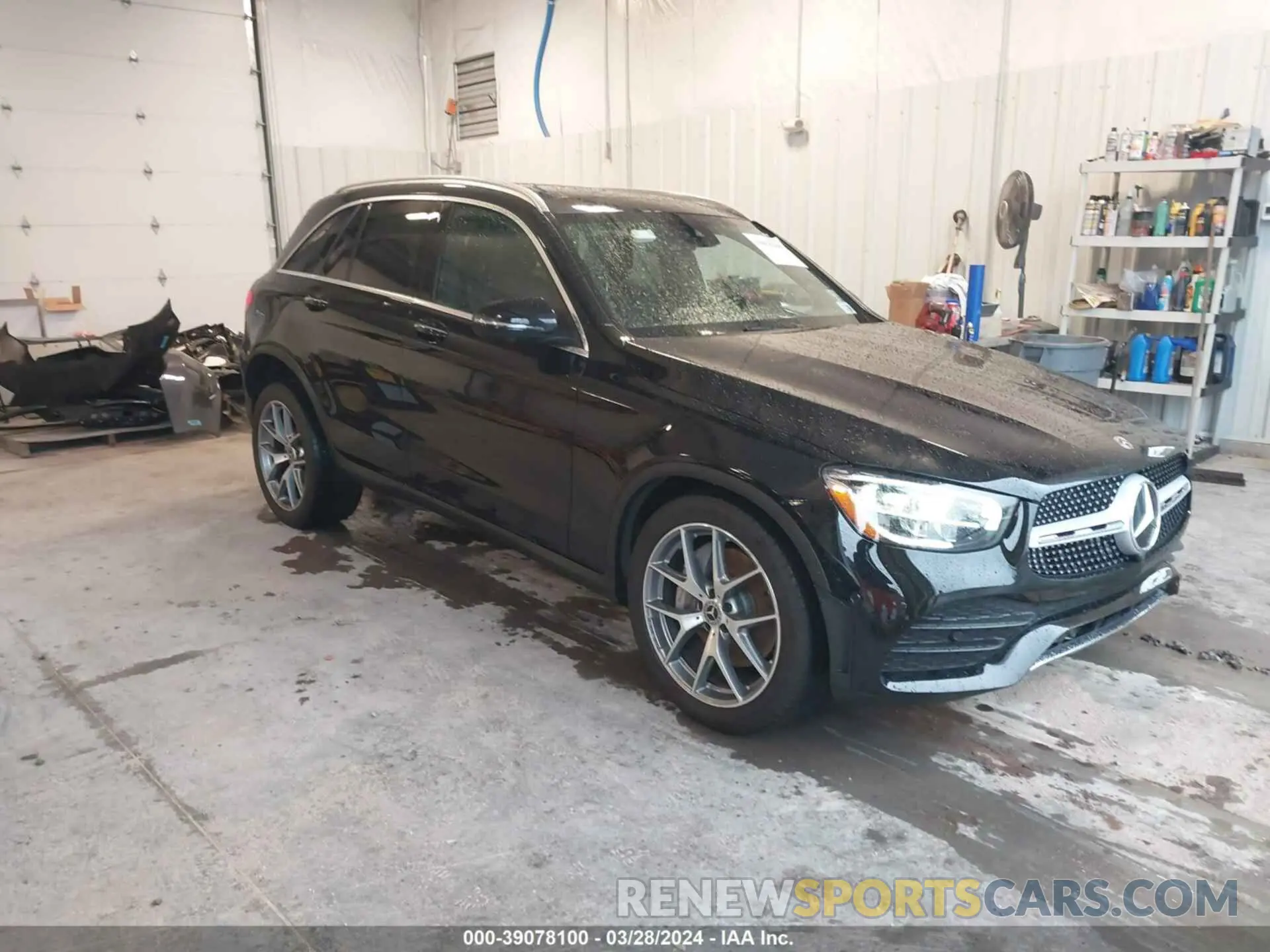 1 fotografías del automóvil dañado W1N0G8EB6NG096762 MERCEDES-BENZ GLC 300 2022