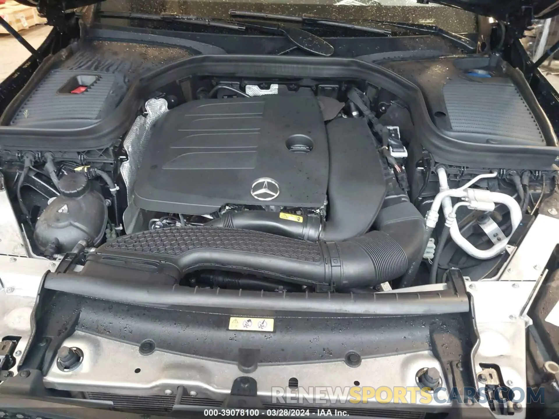 10 fotografías del automóvil dañado W1N0G8EB6NG096762 MERCEDES-BENZ GLC 300 2022