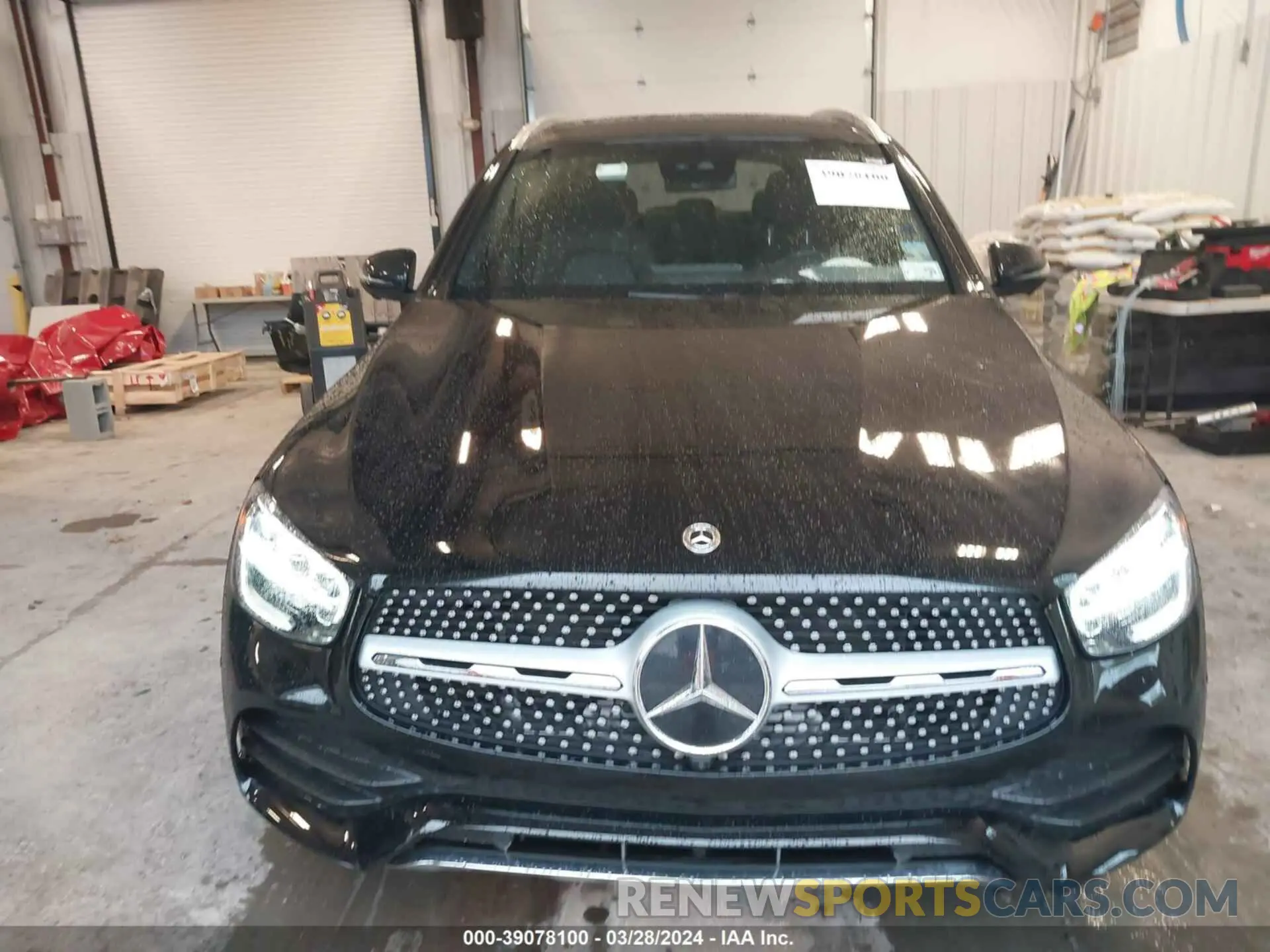 12 fotografías del automóvil dañado W1N0G8EB6NG096762 MERCEDES-BENZ GLC 300 2022