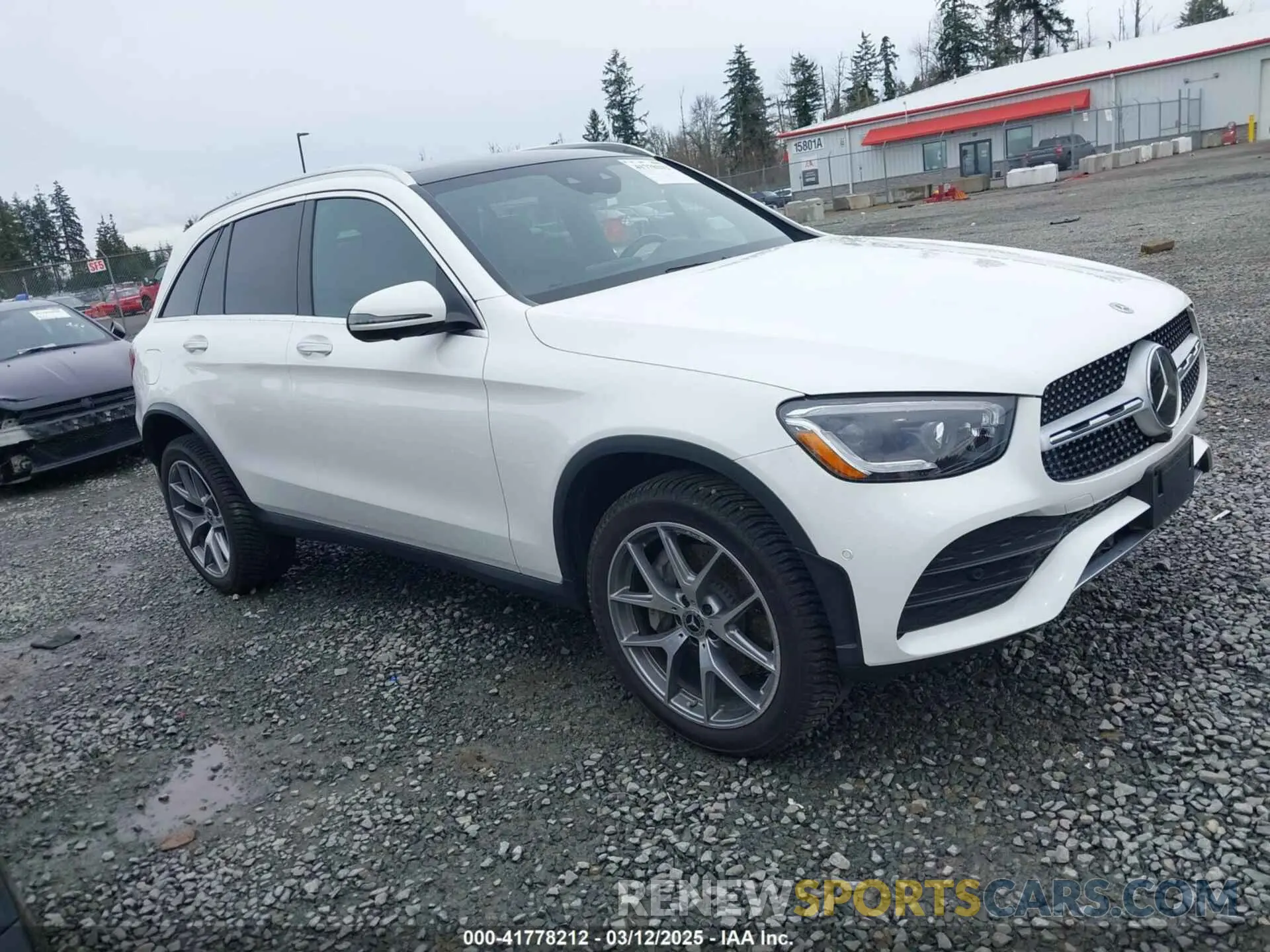 1 fotografías del automóvil dañado W1N0G8EB7NG102309 MERCEDES-BENZ GLC 300 2022