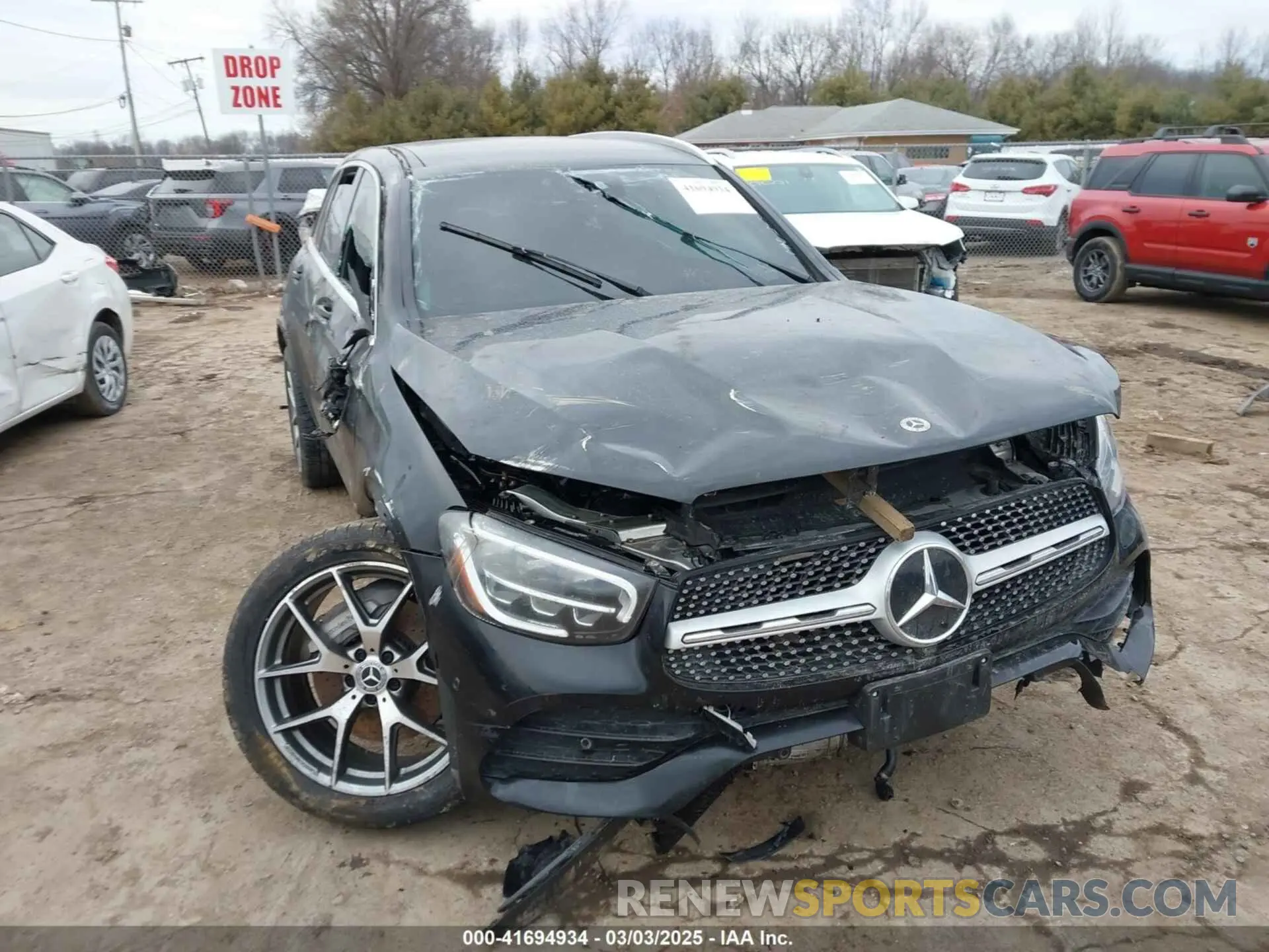 1 fotografías del automóvil dañado W1N0G8EBXNV395814 MERCEDES-BENZ GLC 300 2022