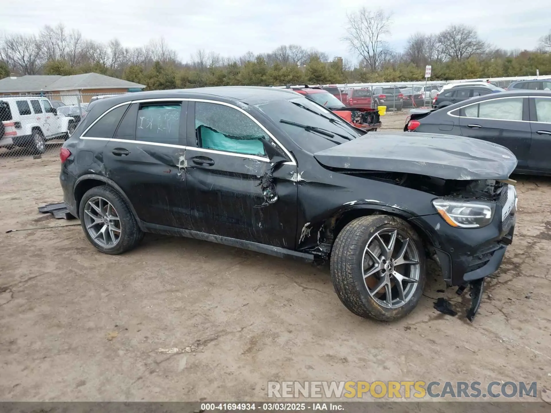 13 fotografías del automóvil dañado W1N0G8EBXNV395814 MERCEDES-BENZ GLC 300 2022