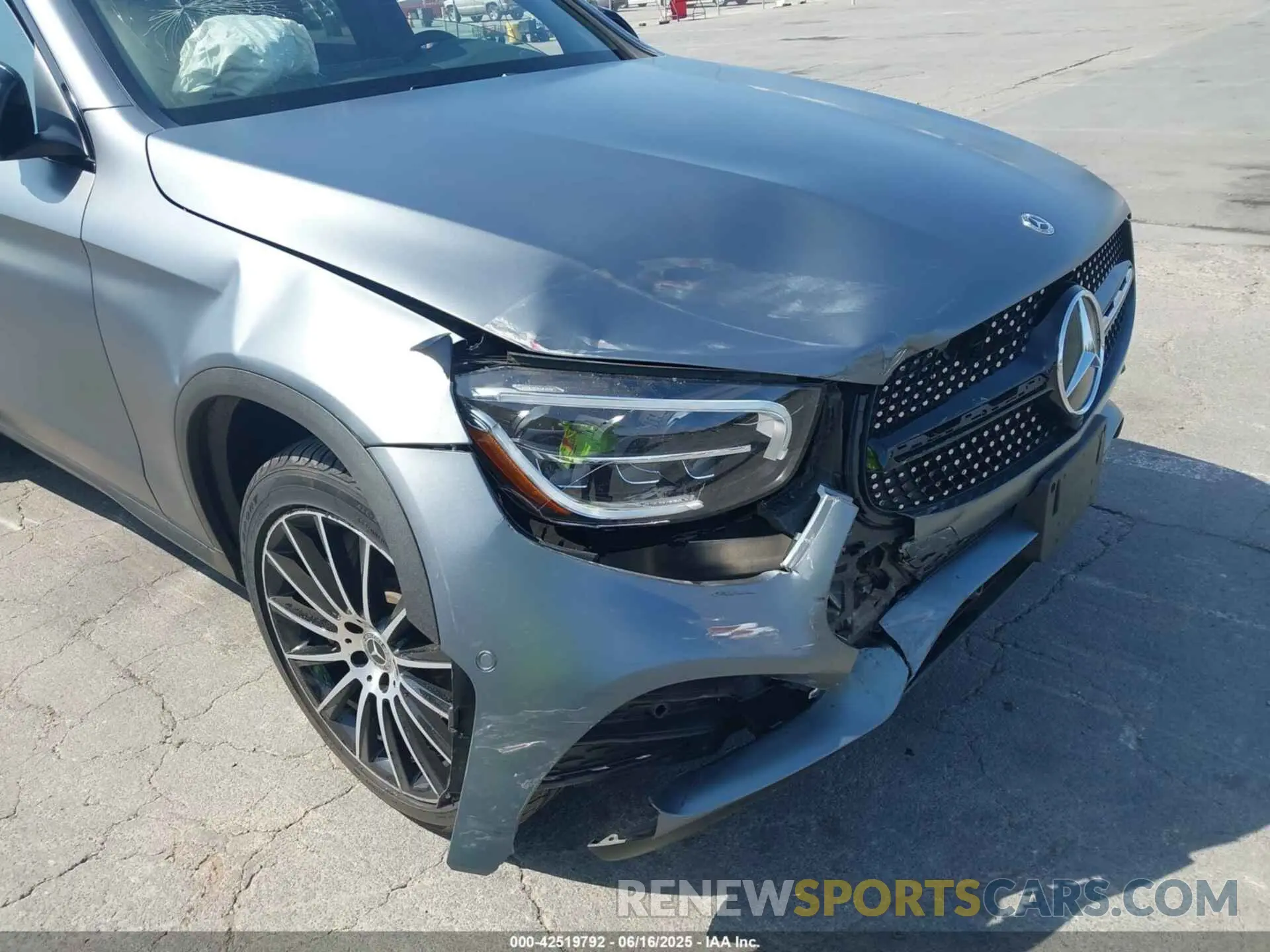 6 fotografías del automóvil dañado W1N0J8EB0NG114383 MERCEDES-BENZ GLC 300 2022