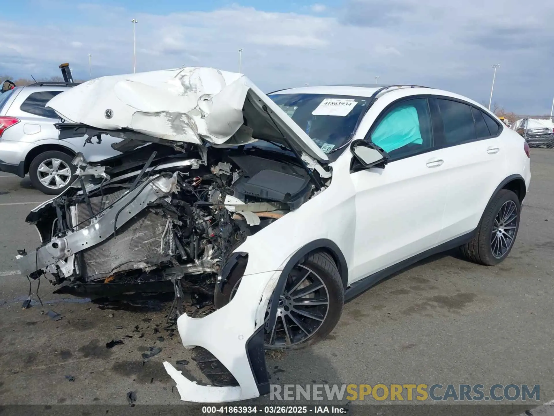 2 fotografías del automóvil dañado W1N0J8EB2PG128367 MERCEDES-BENZ GLC 300 2023