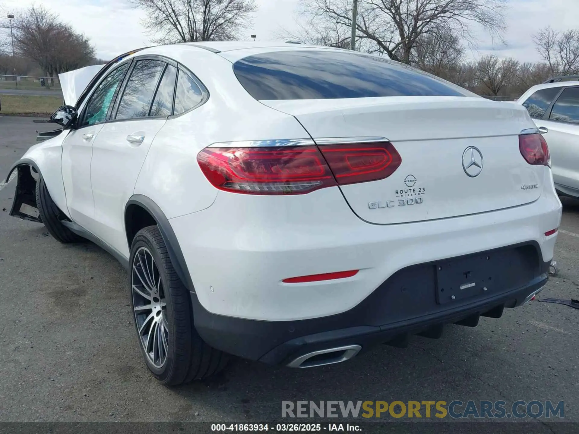 3 fotografías del automóvil dañado W1N0J8EB2PG128367 MERCEDES-BENZ GLC 300 2023