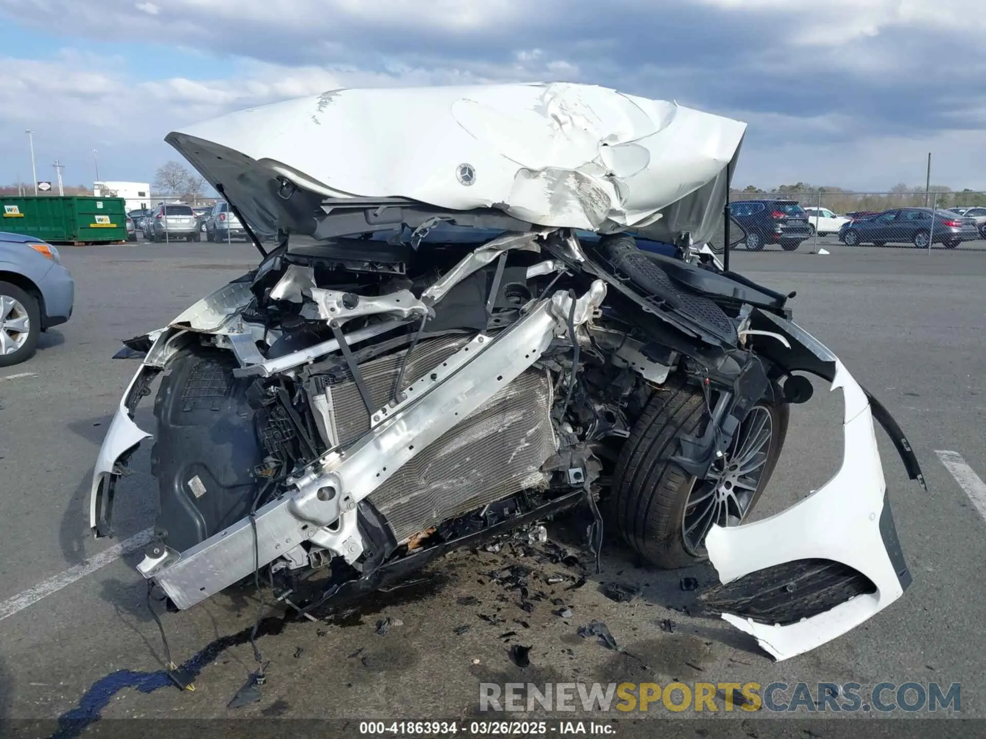 6 fotografías del automóvil dañado W1N0J8EB2PG128367 MERCEDES-BENZ GLC 300 2023
