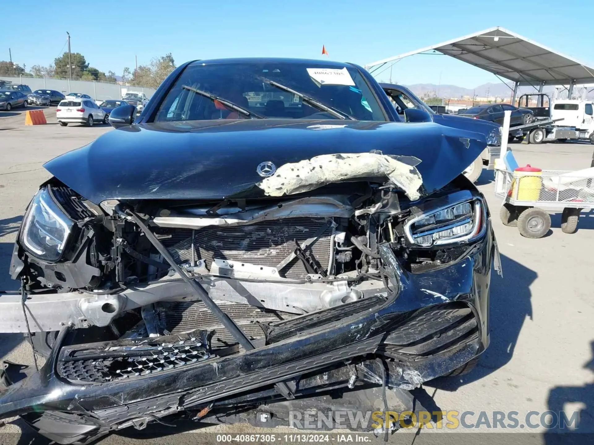 12 fotografías del automóvil dañado W1N0J8EB4PG136373 MERCEDES-BENZ GLC 300 2023